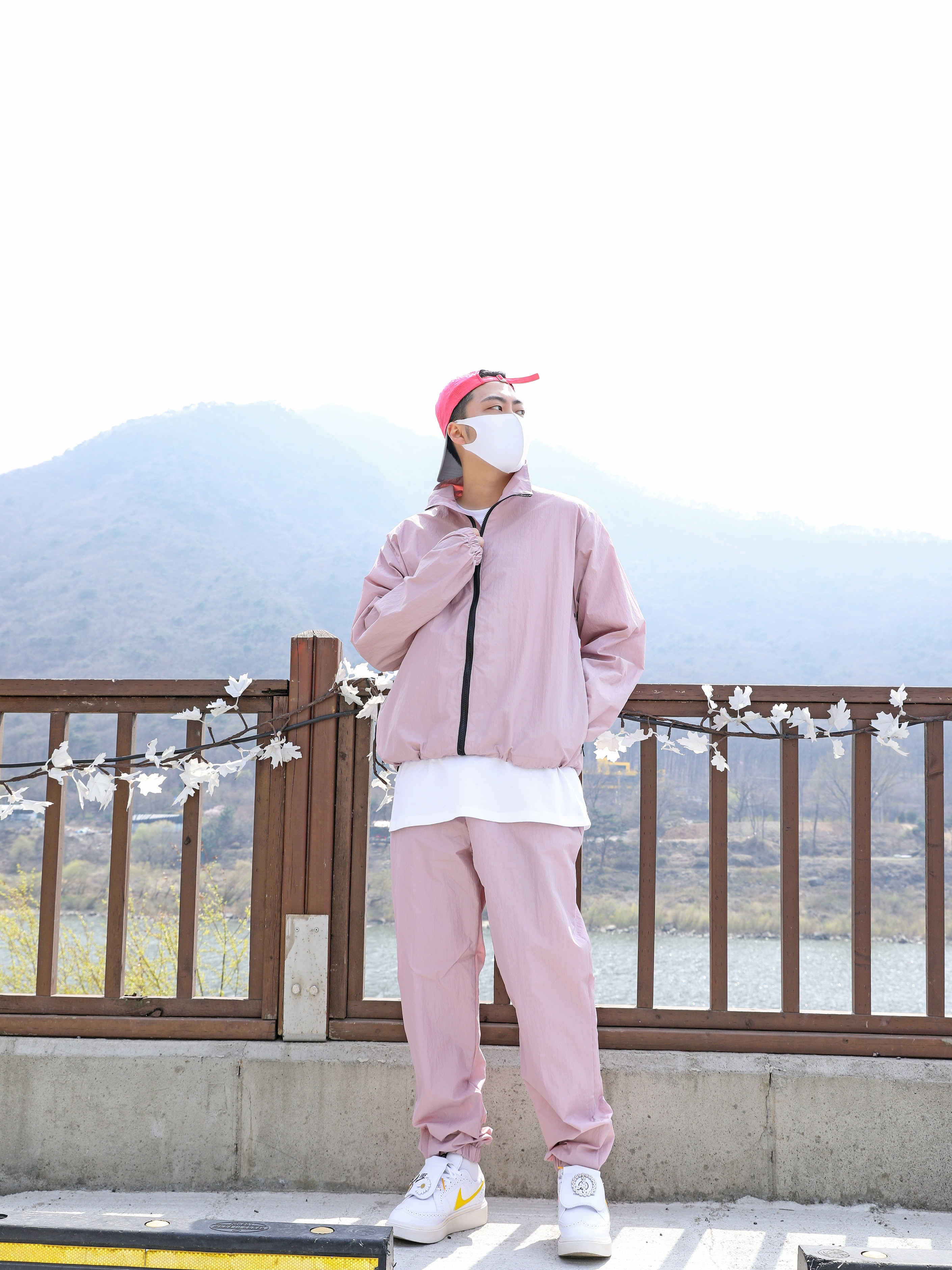 Nike x Peaceminusone Kwondo1 White 착용 스타일 - 1