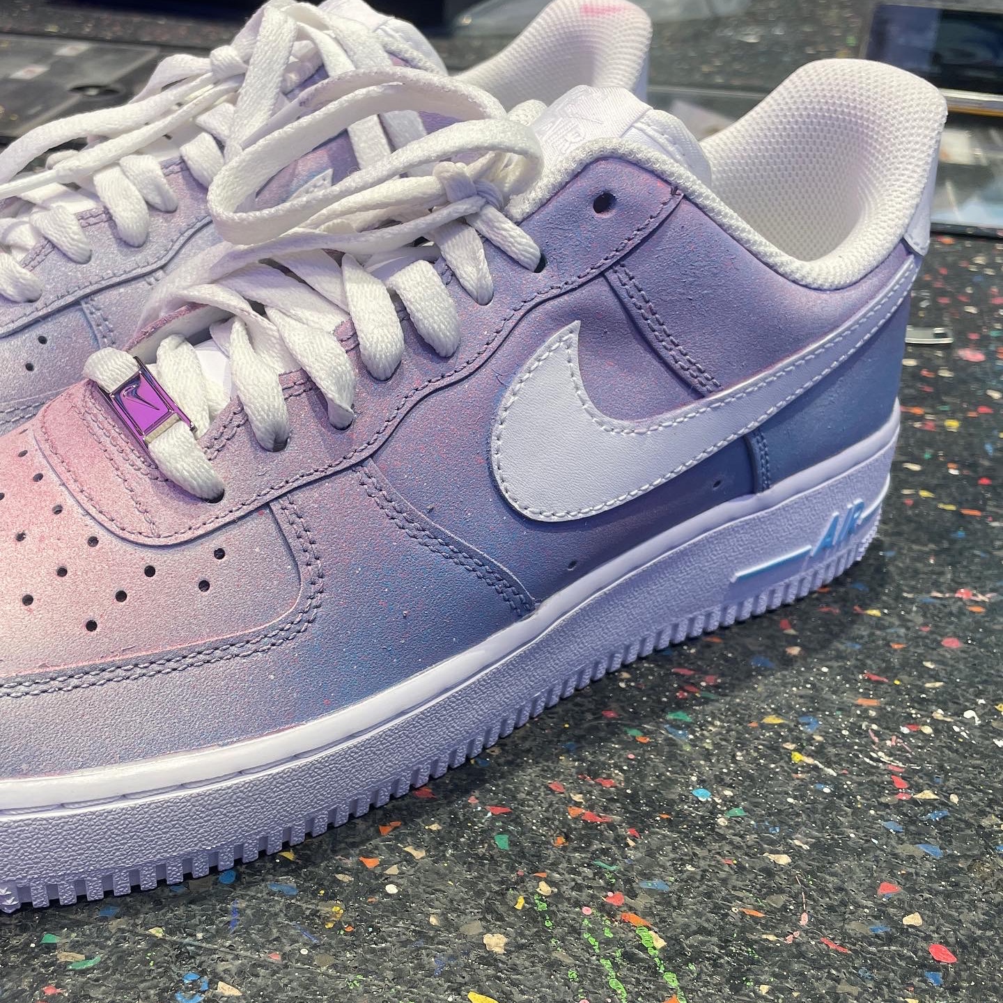 Nike Air Force 1 '07 Low White, Nike x Sacai x Fragment LDWaffle Blackened Blue 착용 스타일 - 2