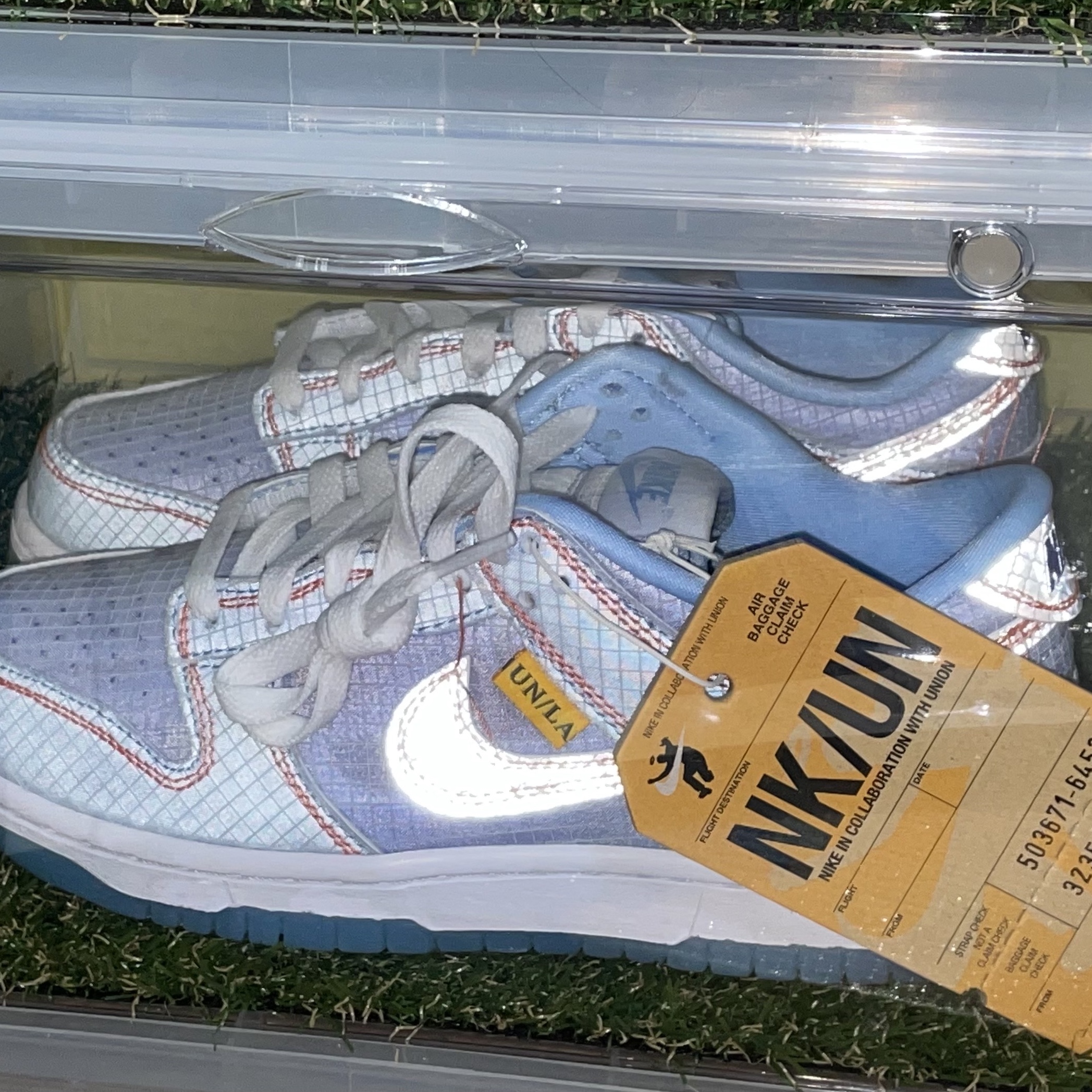 Nike x Union Dunk Low Passport Pack Argon 착용 스타일 - 2