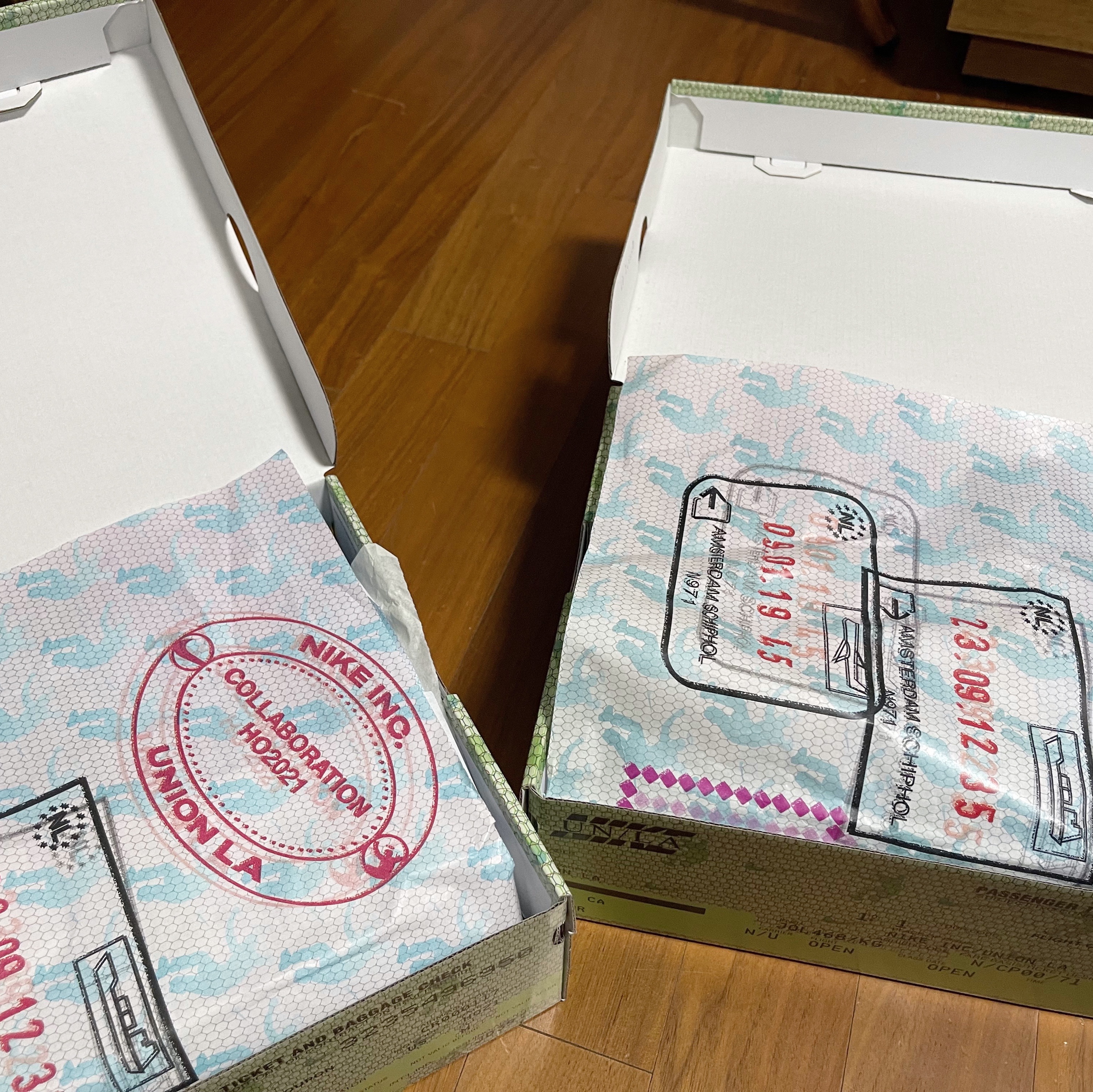 Nike x Union Dunk Low Passport Pack Argon 착용 스타일 - 2