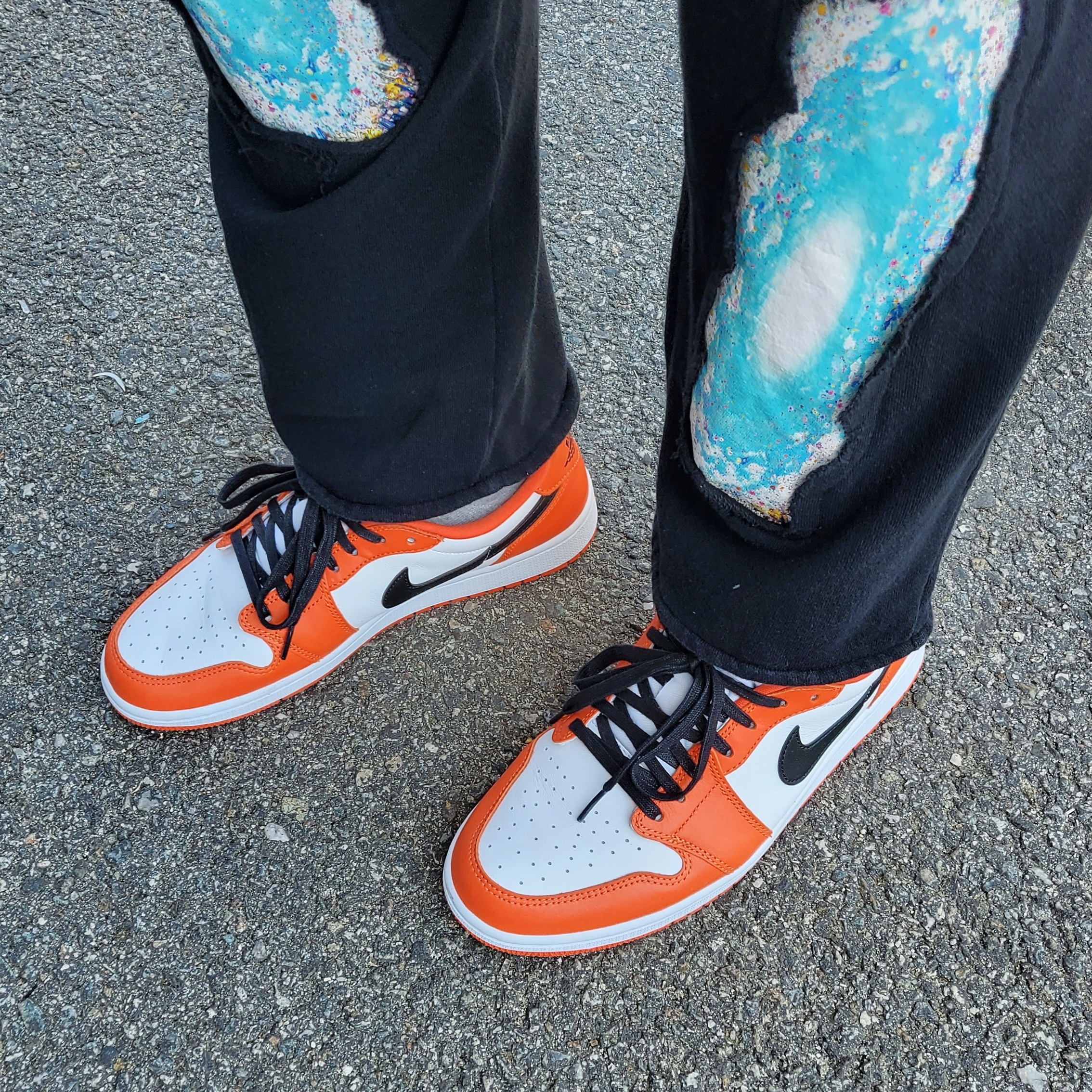 Jordan 1 Low OG Starfish 착용 스타일 - 1