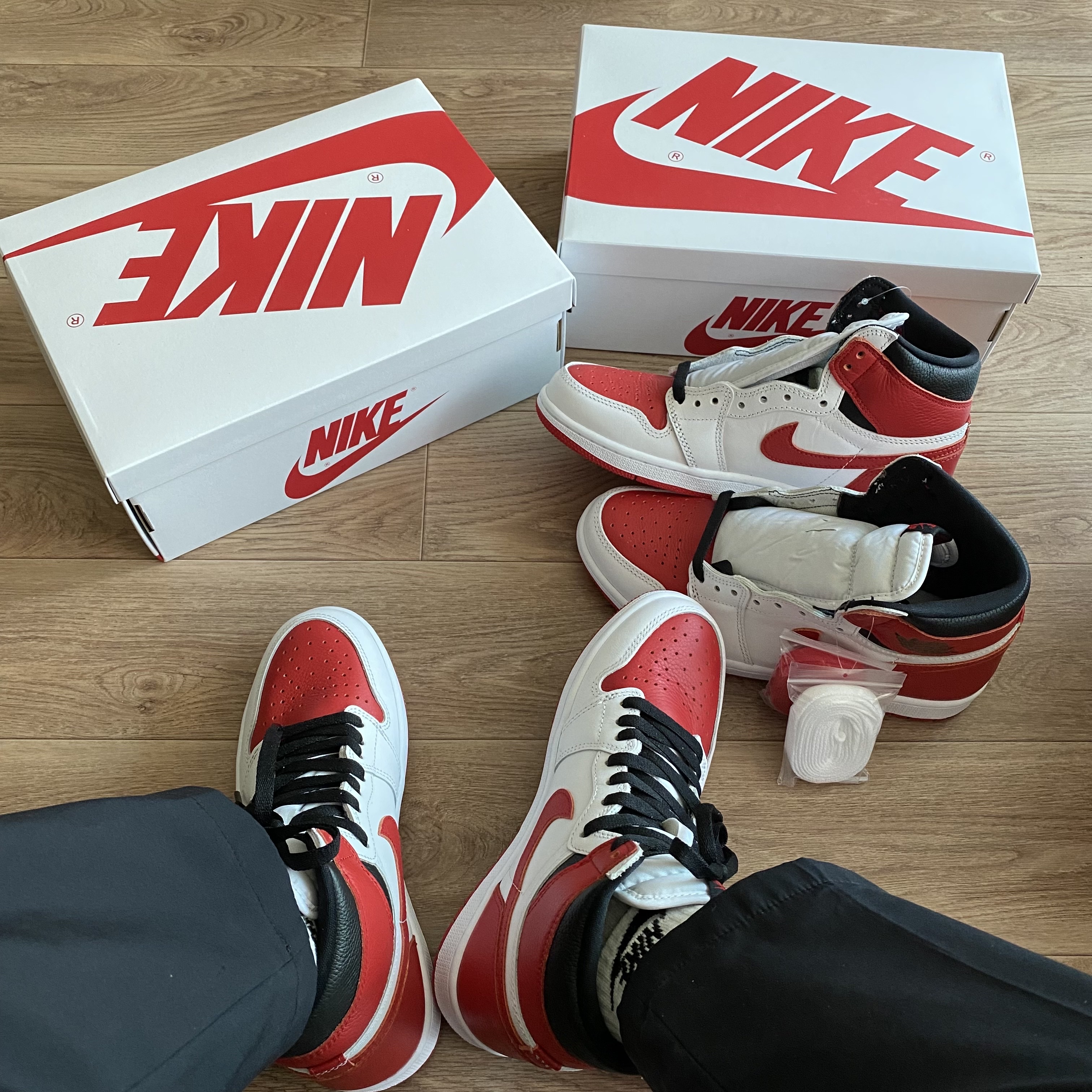 Jordan 1 Retro High OG Heritage 착용 스타일