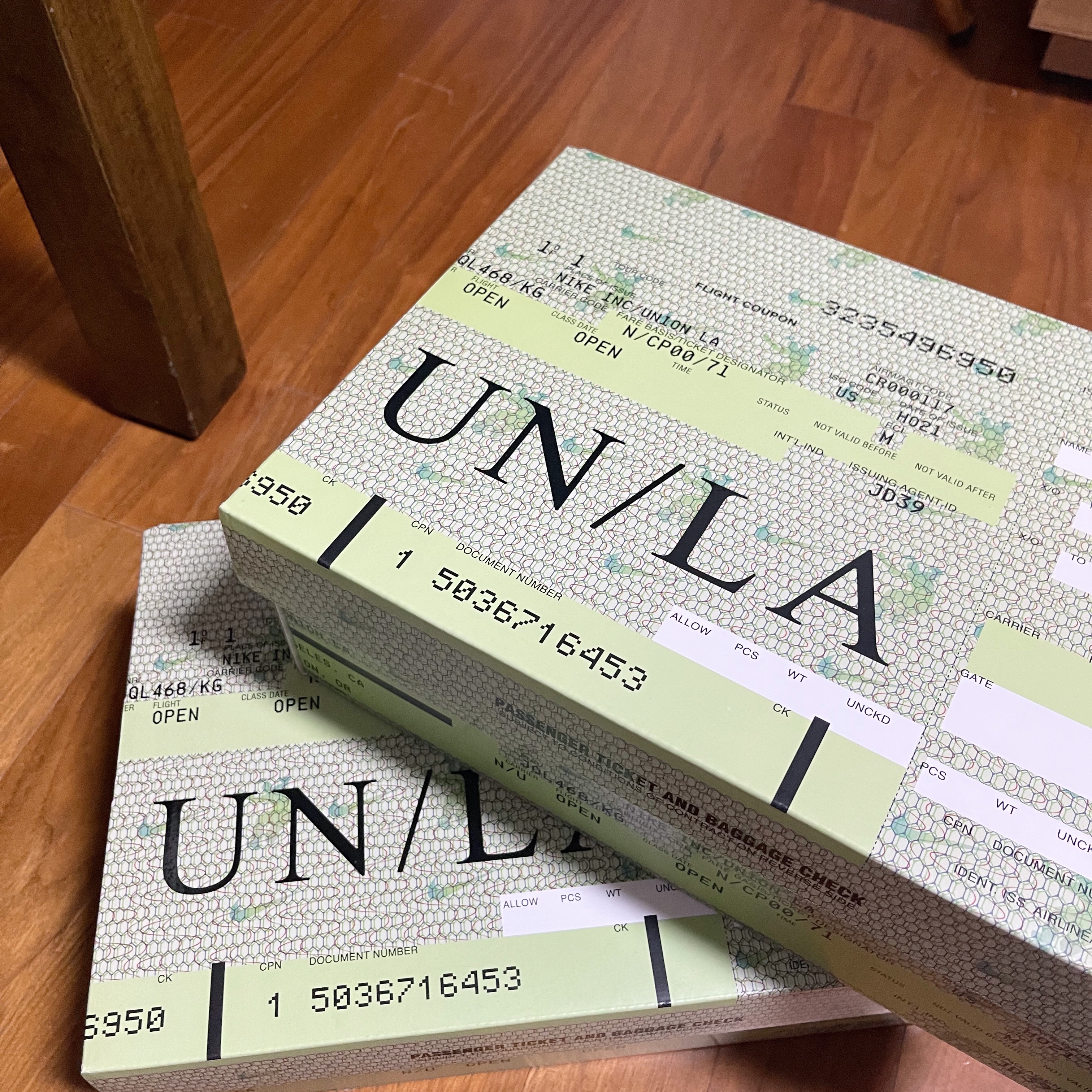 Nike x Union Dunk Low Passport Pack Argon 착용 스타일 - 1