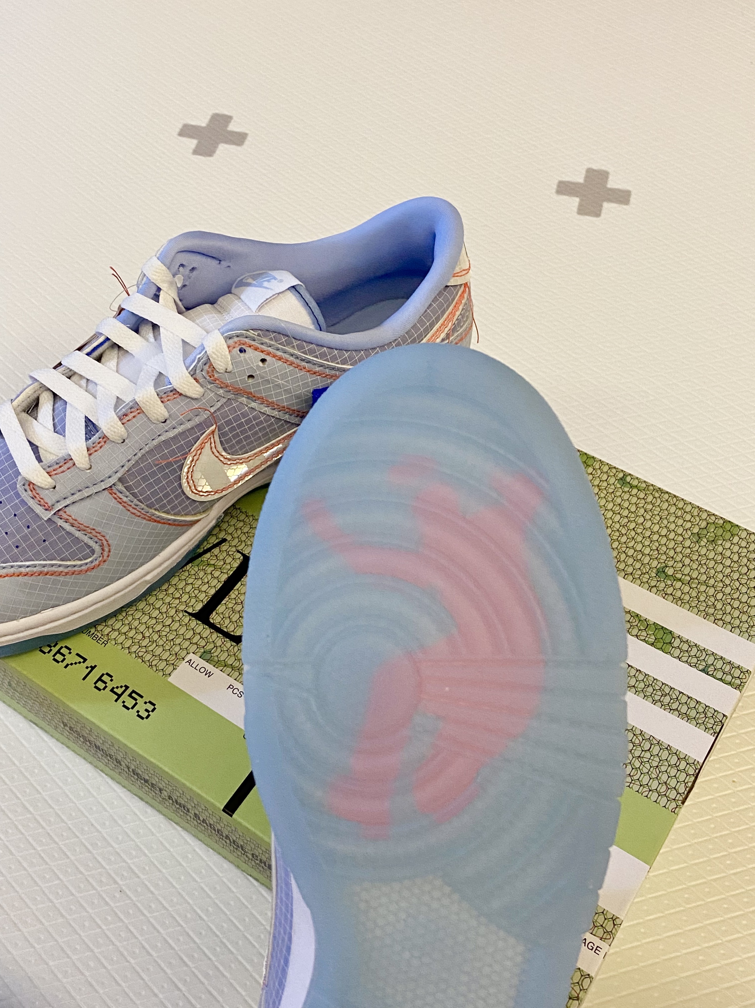 Nike x Union Dunk Low Passport Pack Argon 착용 스타일 - 2