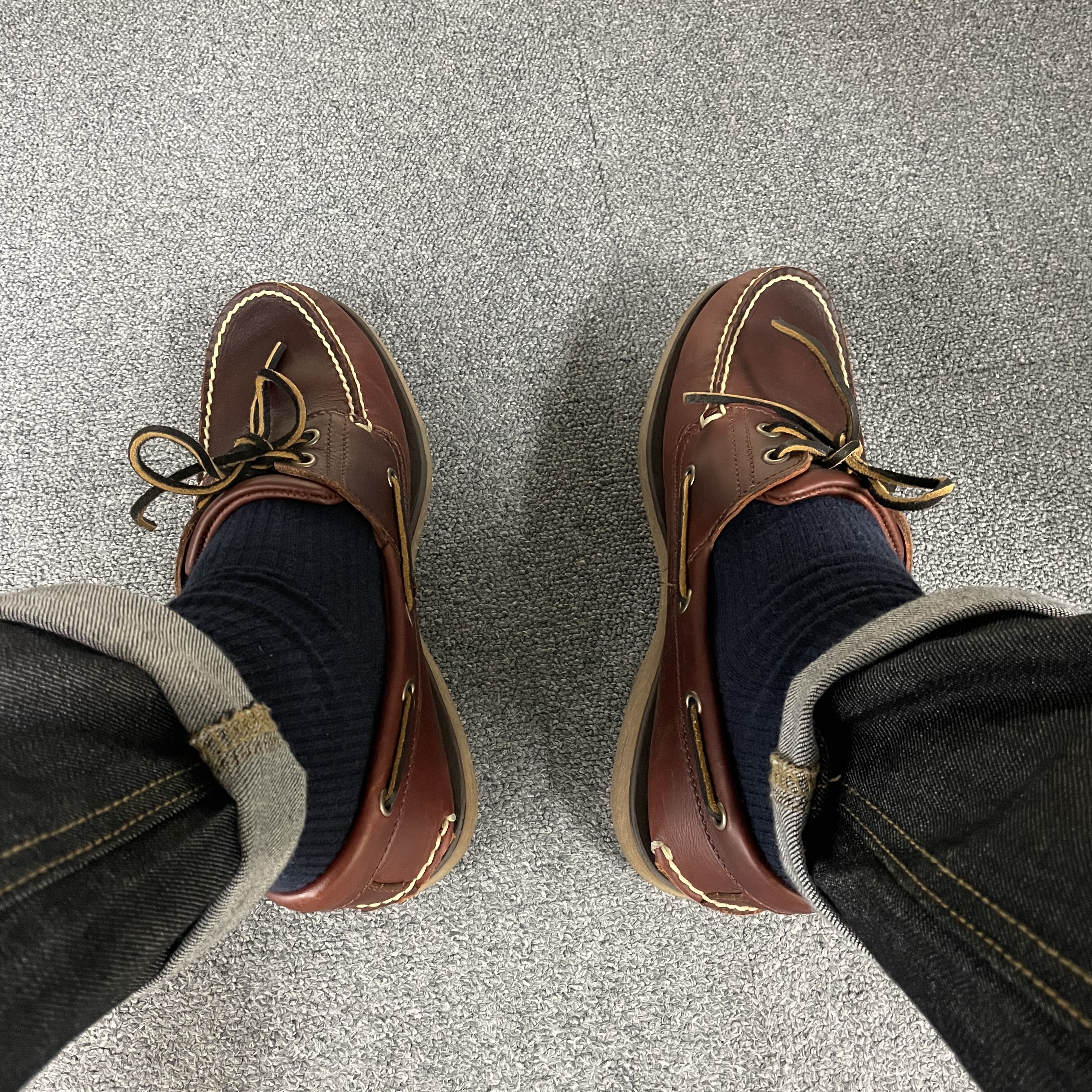 Timberland x Aime Leon Dore Boat Shoes Green - Medium 착용 스타일