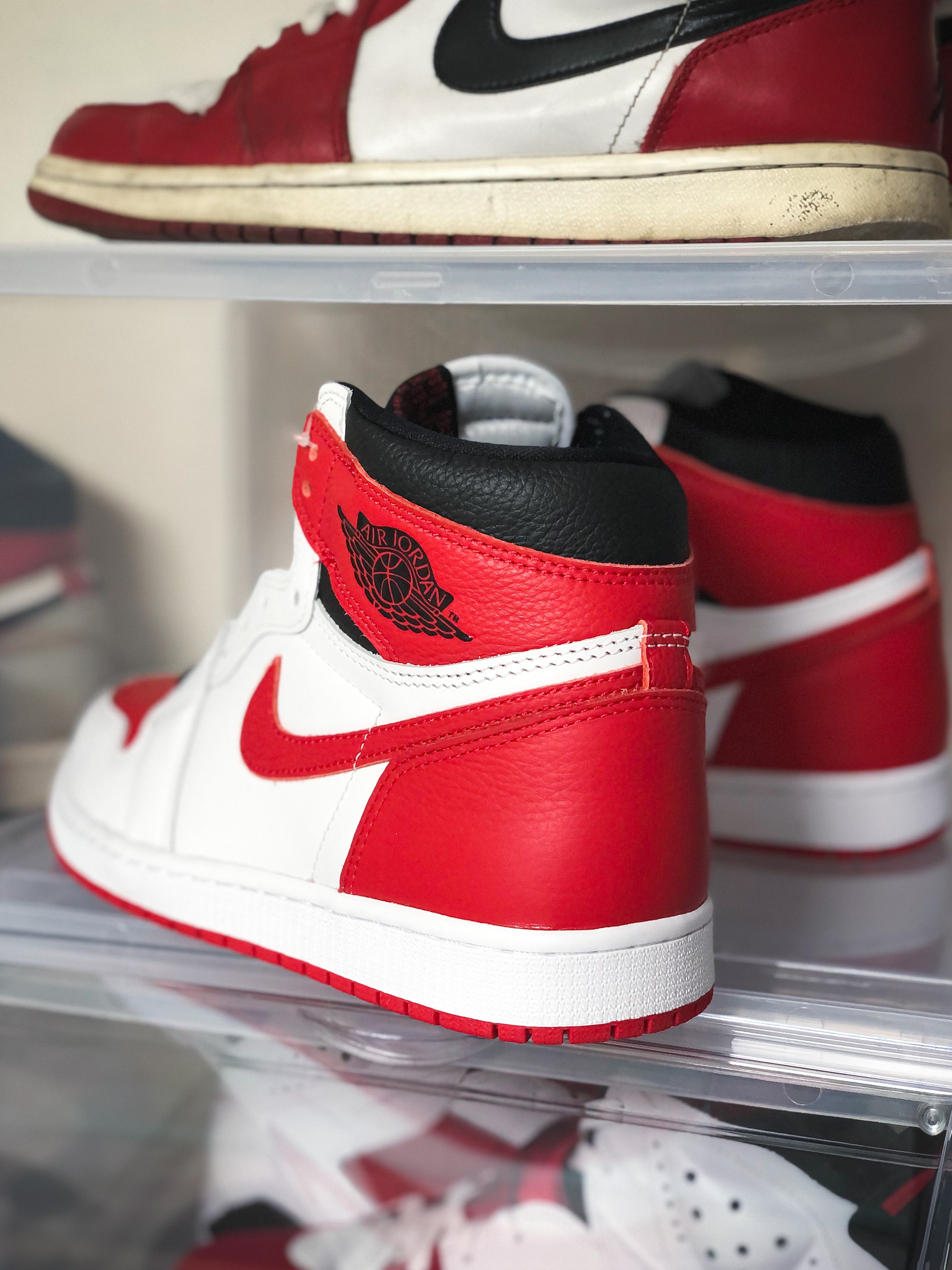 Jordan 1 Retro High OG Heritage, (GS) Jordan 1 Retro High OG Heritage 착용 스타일 - 2