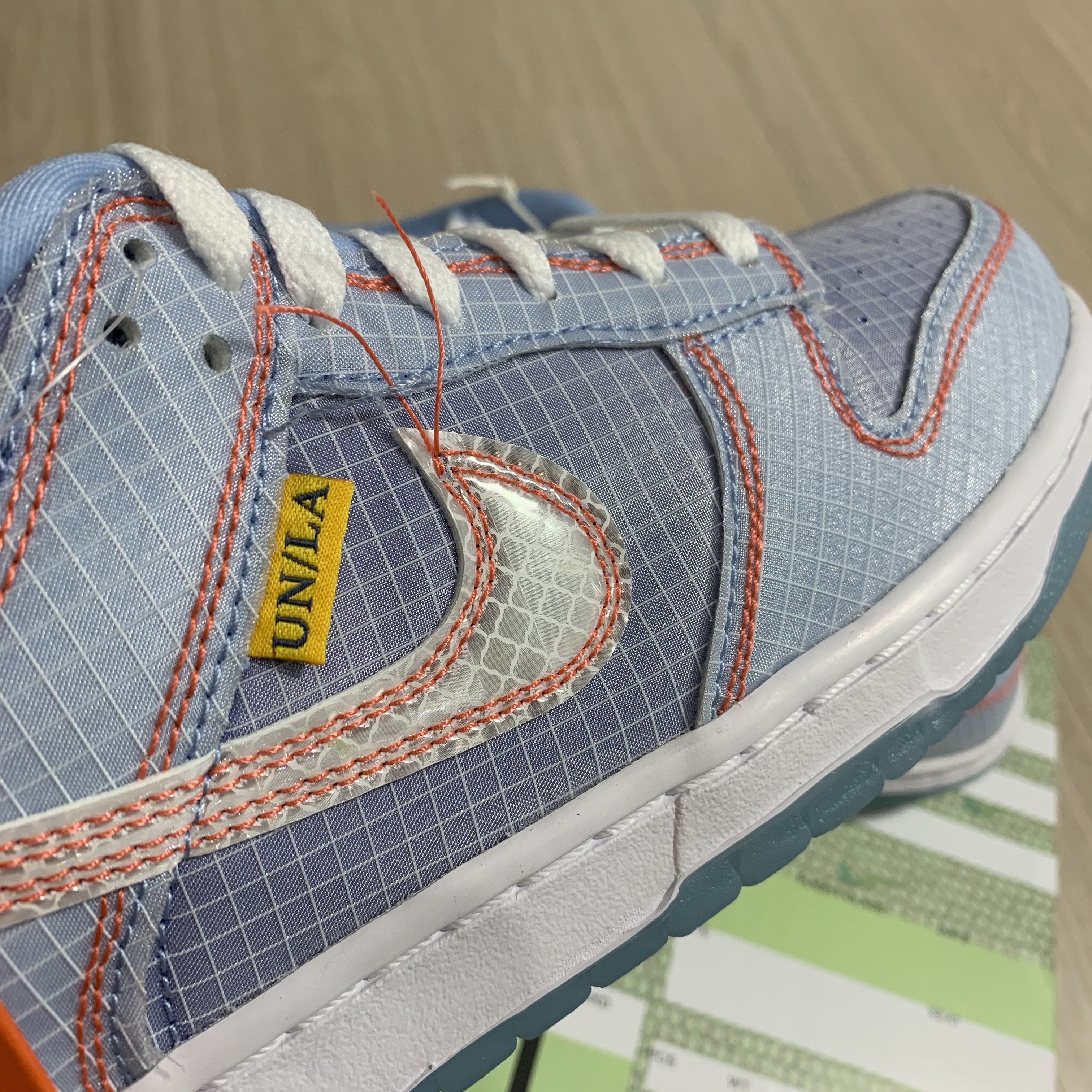 Nike x Union Dunk Low Passport Pack Argon 착용 스타일 - 2