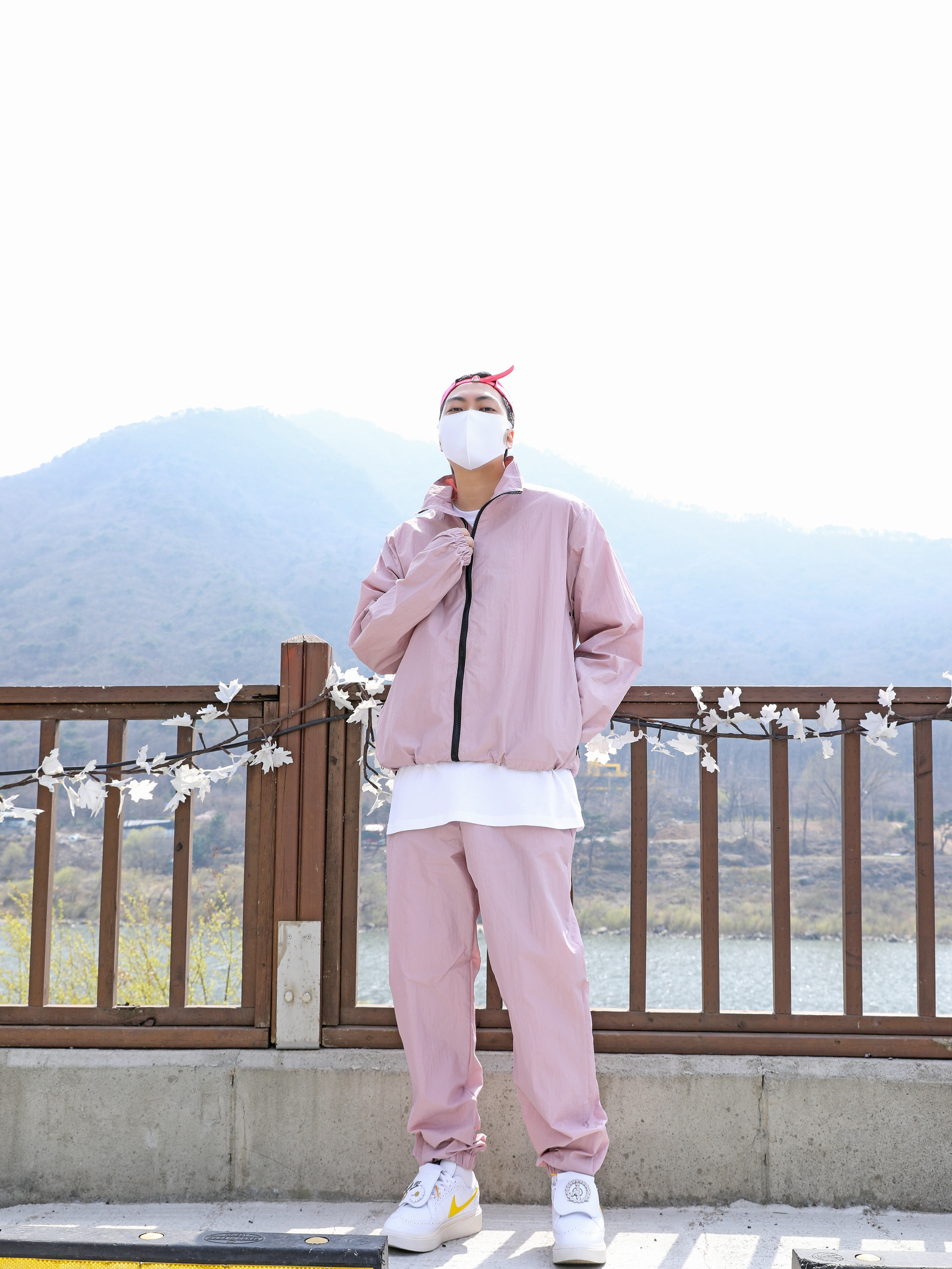 Nike x Peaceminusone Kwondo1 White 착용 스타일 - 2