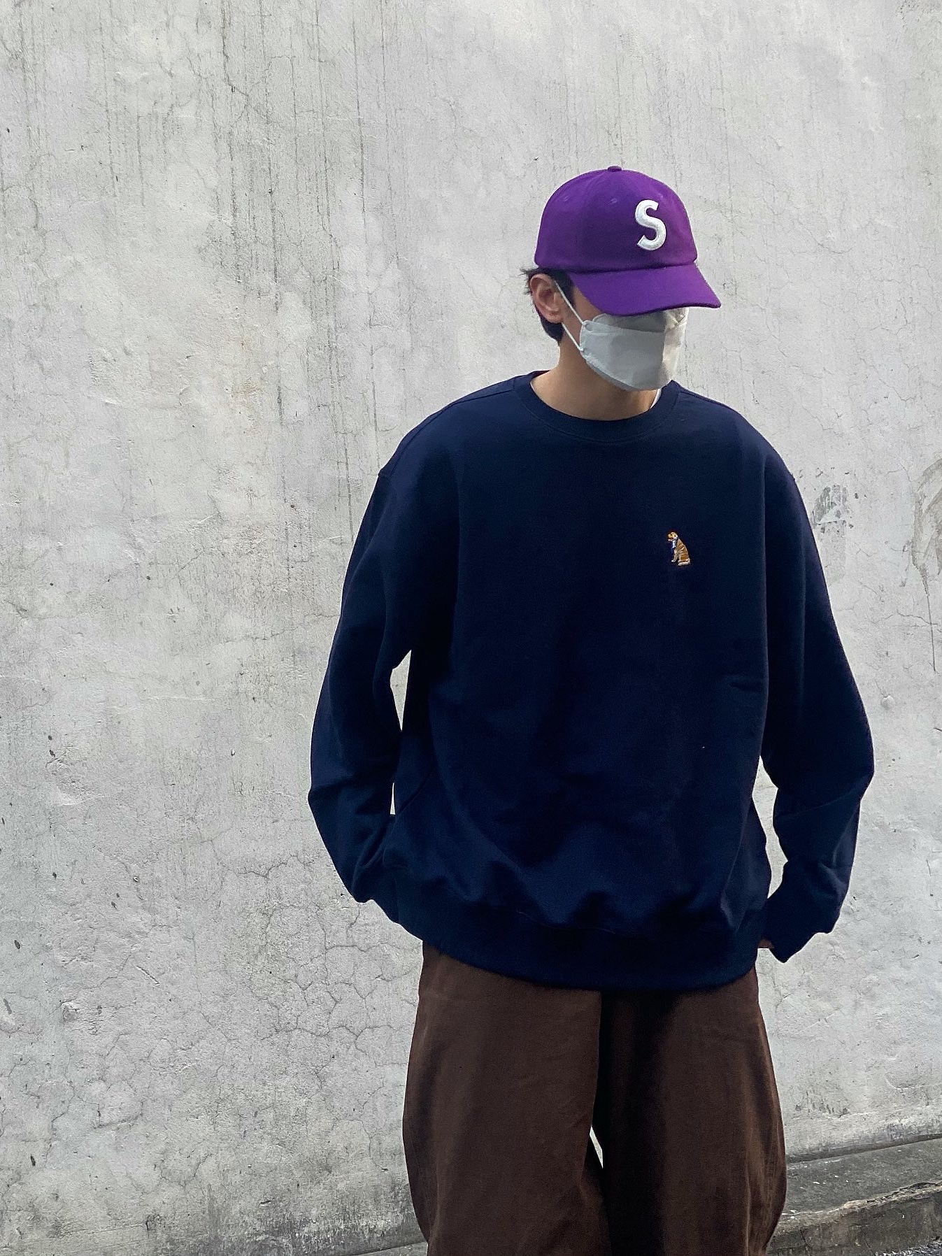 Supreme Wool S Logo 6-Panel Purple - 21FW, Adidas x Midwest Kids Forum 84 Low Black 착용 스타일 - 2