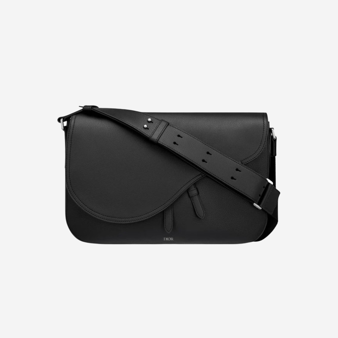 Dior Saddle Messenger Bag Grained Calfskin Black 상세 이미지 1