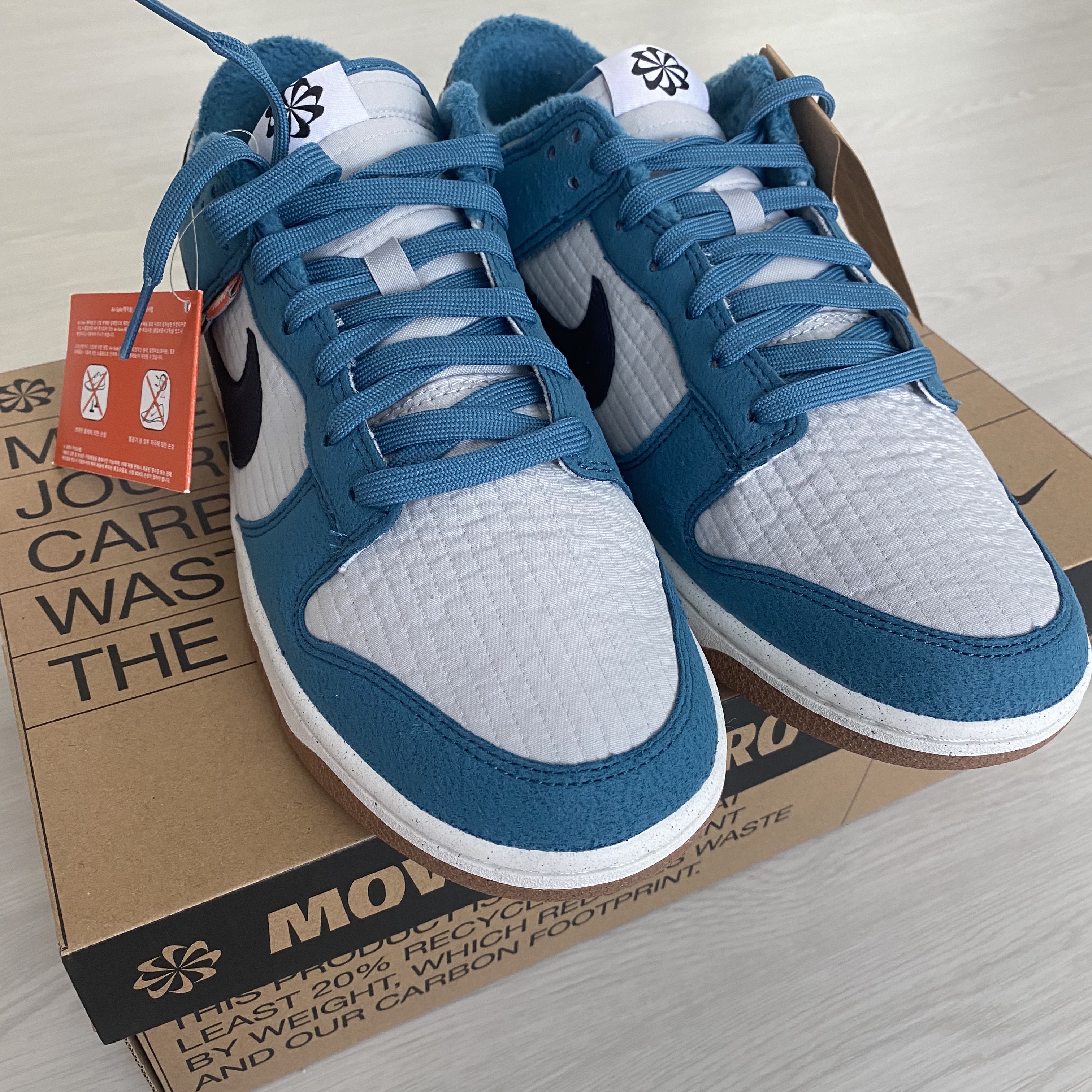 Nike Dunk Low Retro Next Nature Riftblue 착용 스타일