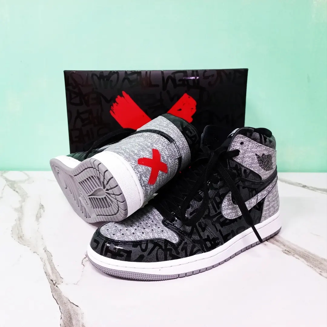 Jordan 1 Retro High OG Rebellionaire 착용 스타일 - 1