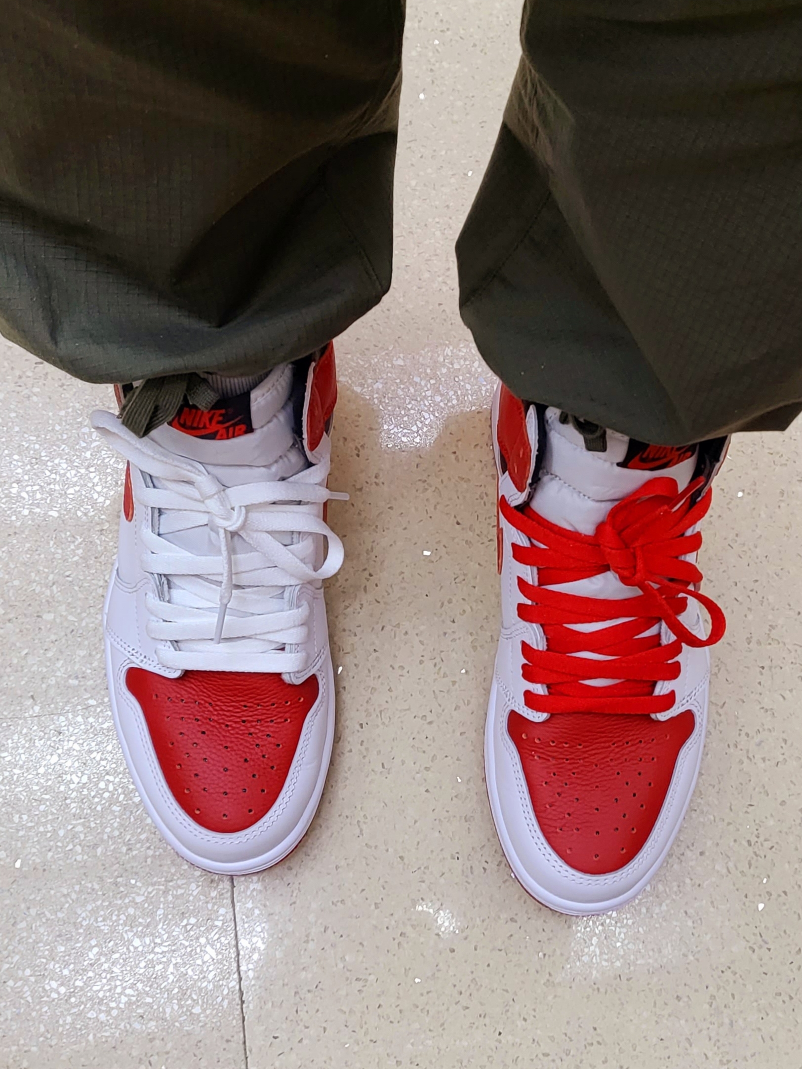 Jordan 1 Retro High OG Heritage 착용 스타일 - 1