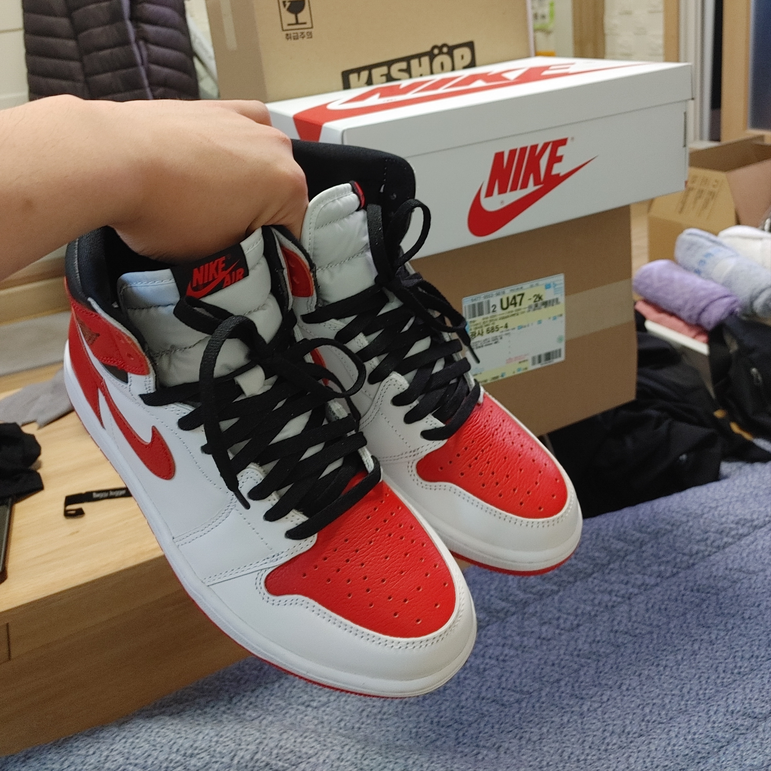 Jordan 1 Retro High OG Heritage 착용 스타일 - 3