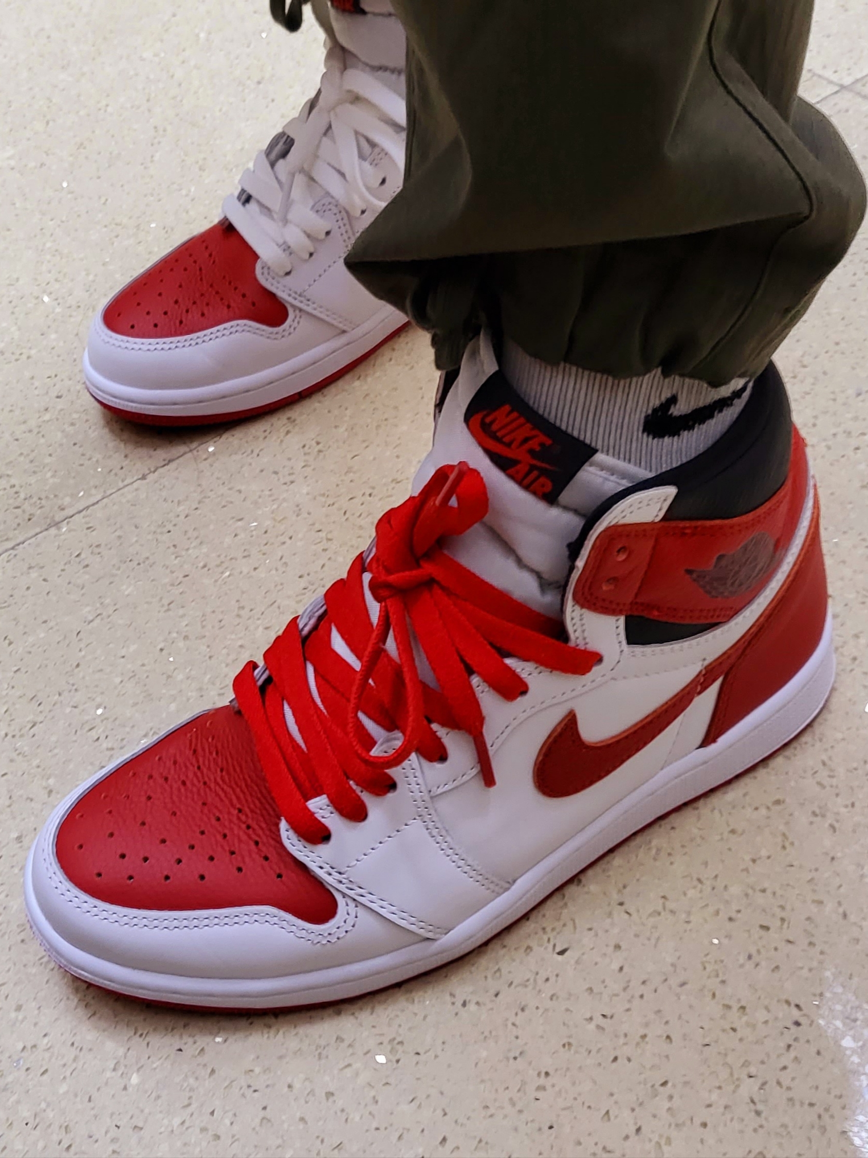 Jordan 1 Retro High OG Heritage 착용 스타일 - 3