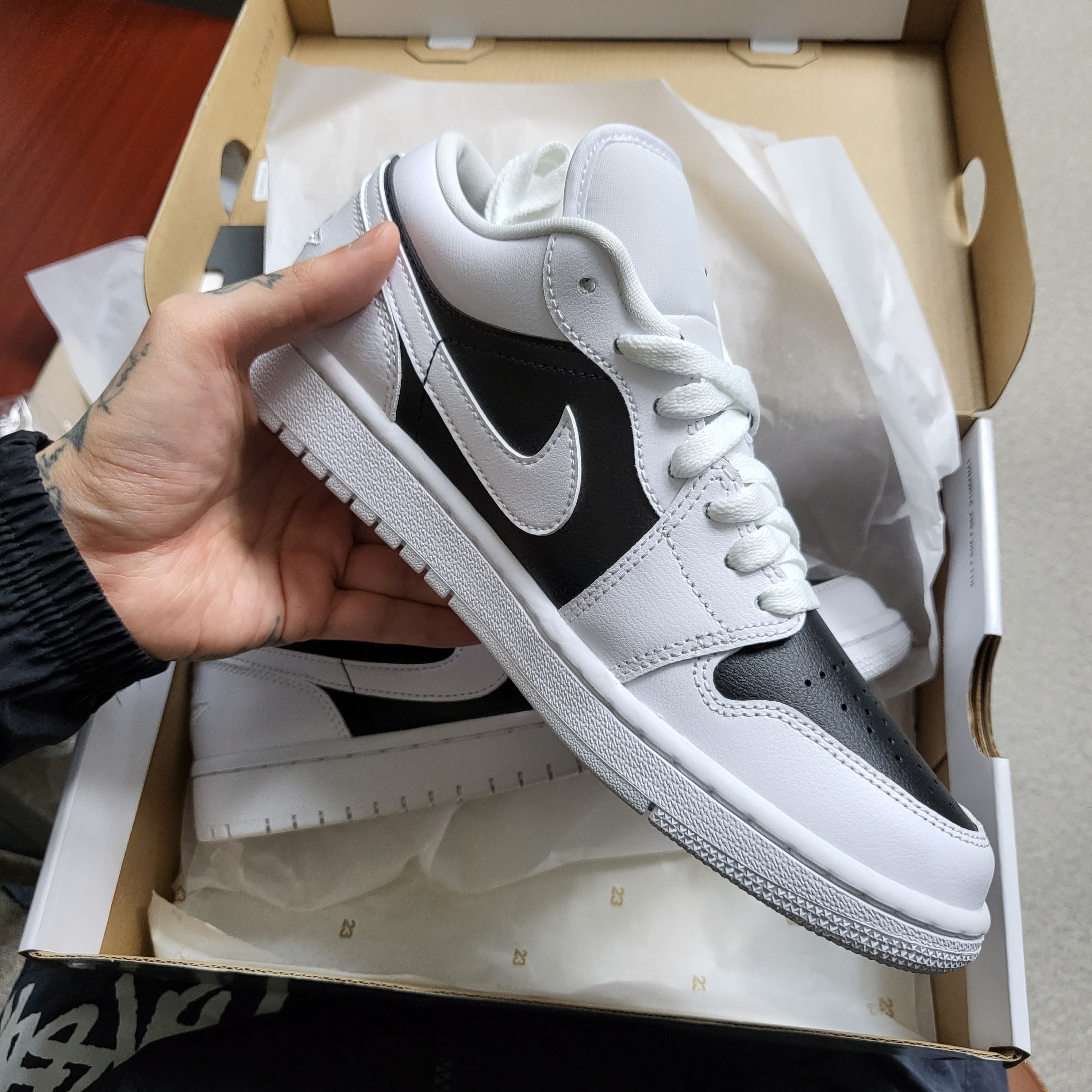 (W) Jordan 1 Low Panda 착용 스타일 - 1