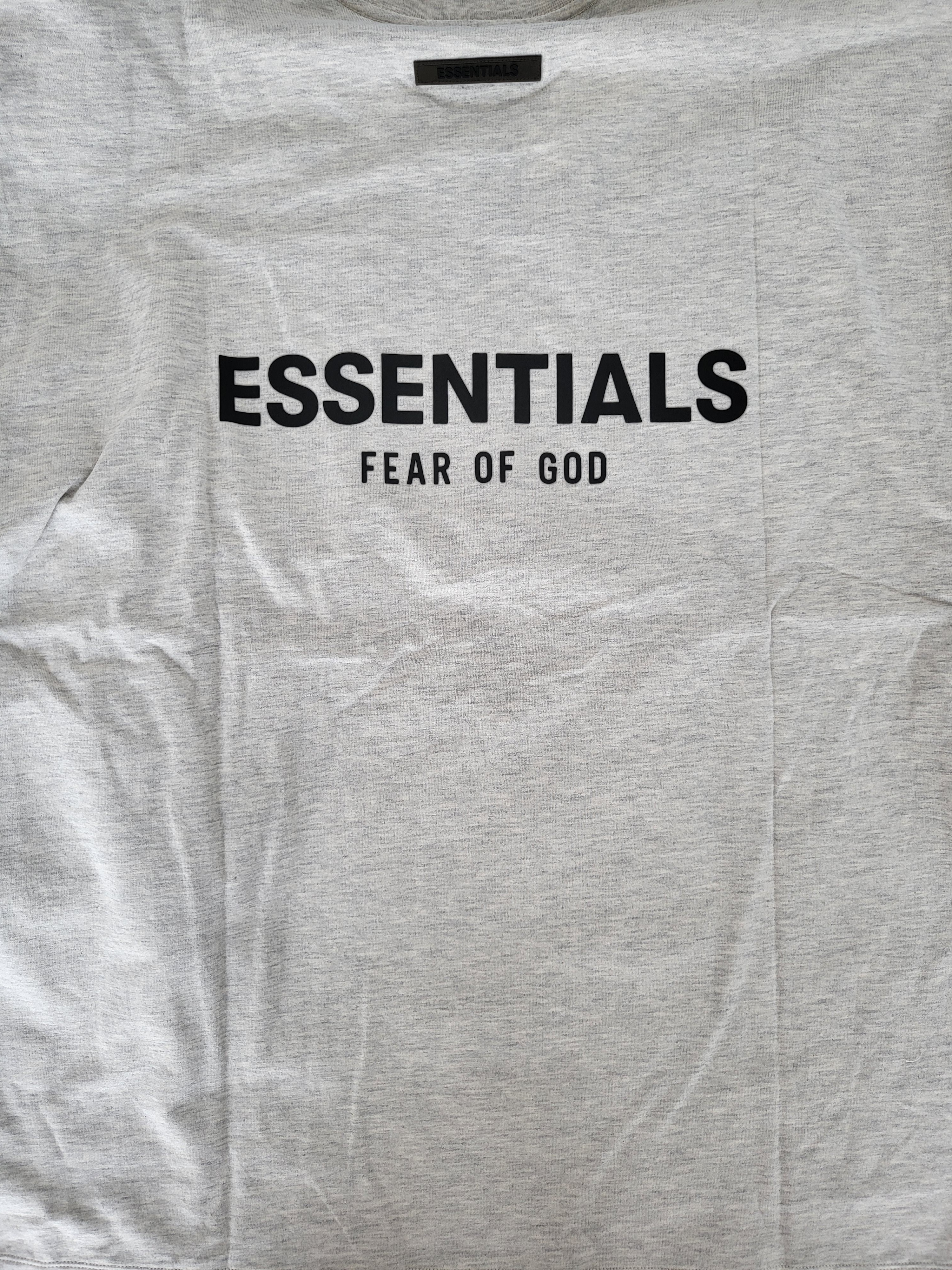 Essentials Sweatshorts Black 2020, Essentials T-Shirt Oatmeal - 21SS 착용 스타일 - 3