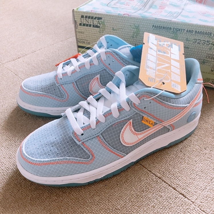 Nike x Union Dunk Low Passport Pack Argon 착용 스타일