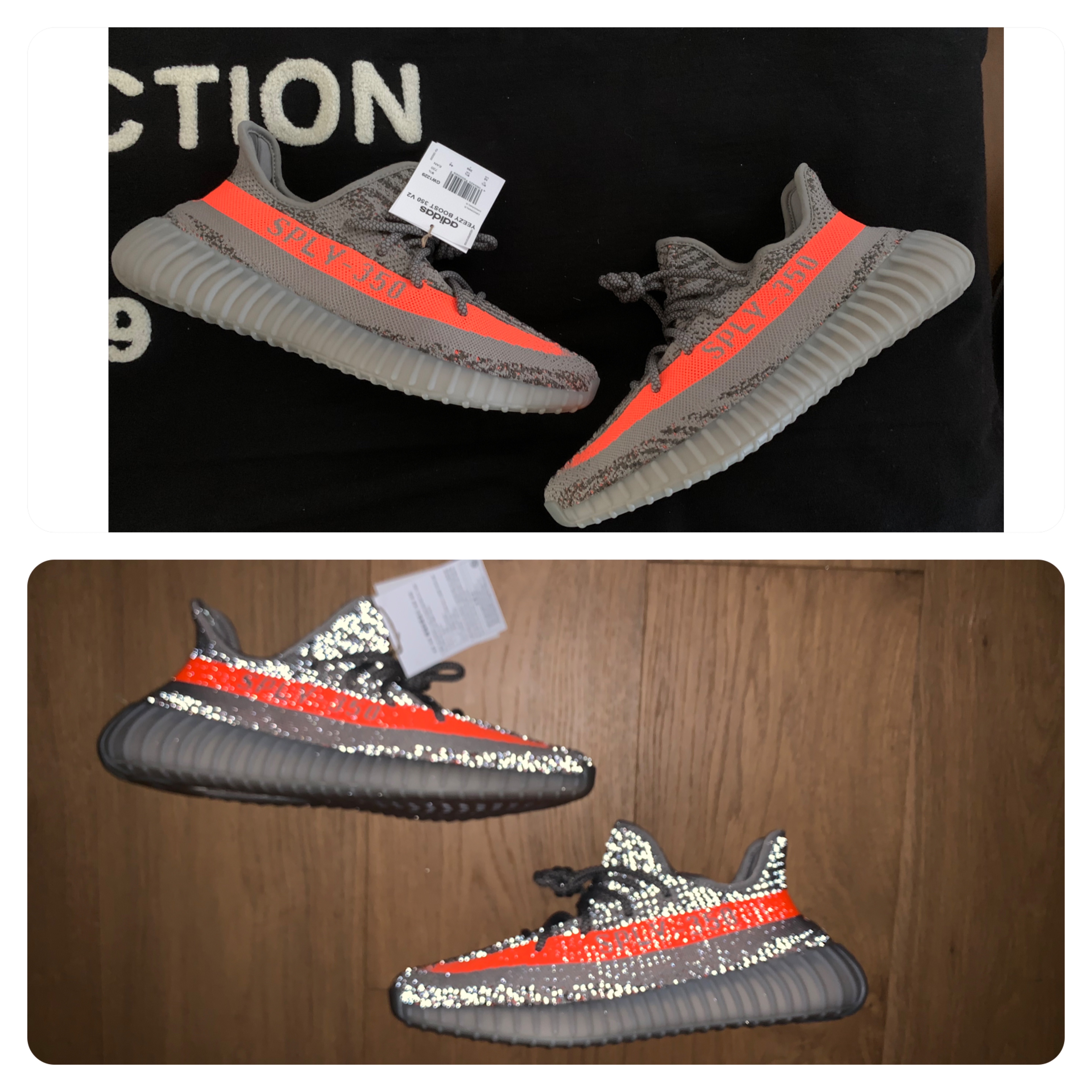 Adidas Yeezy Boost 350 V2 Beluga - Reflective 착용 스타일