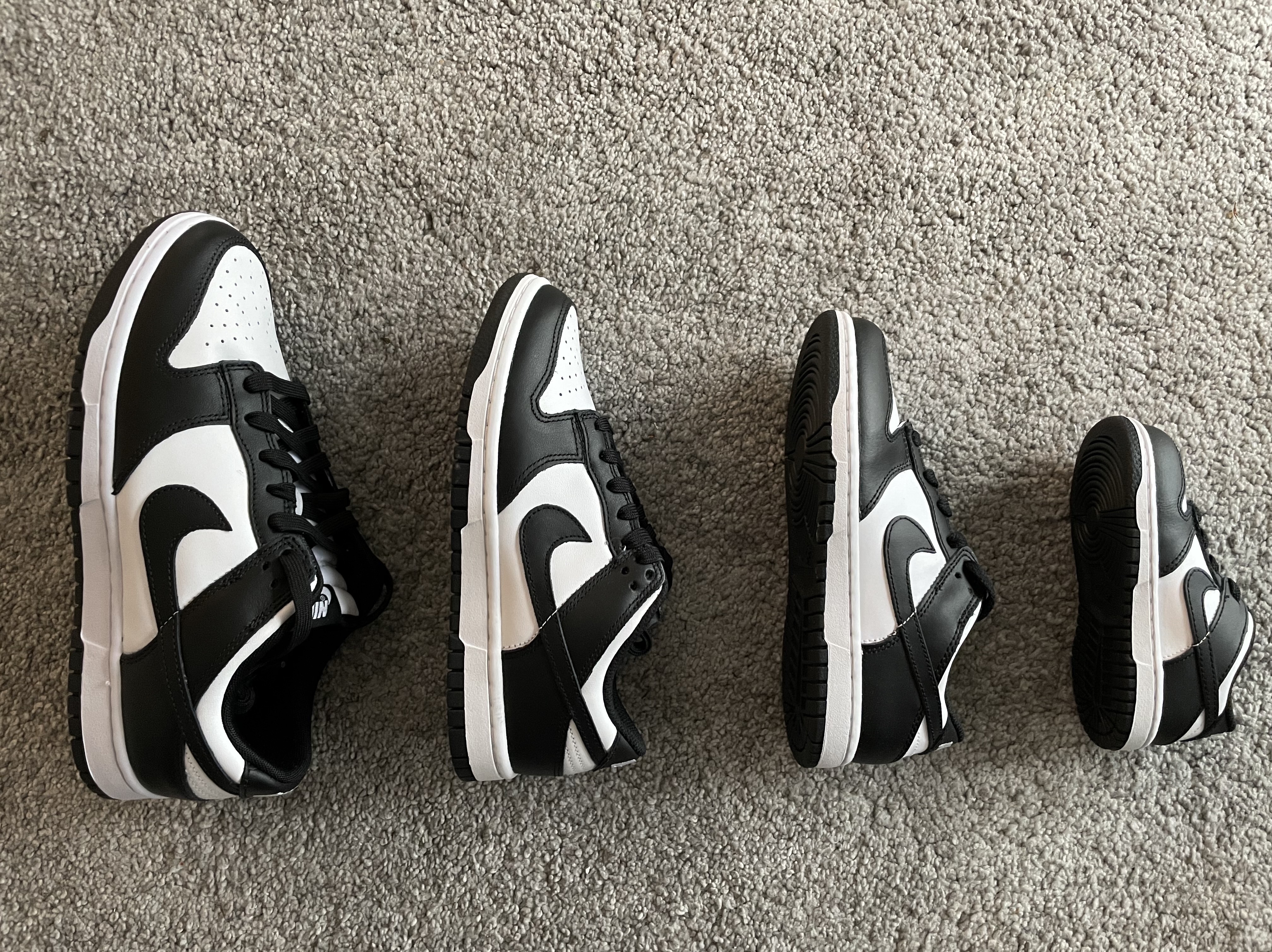 Nike Dunk Low Retro Black, (W) Nike Dunk Low Black 착용 스타일