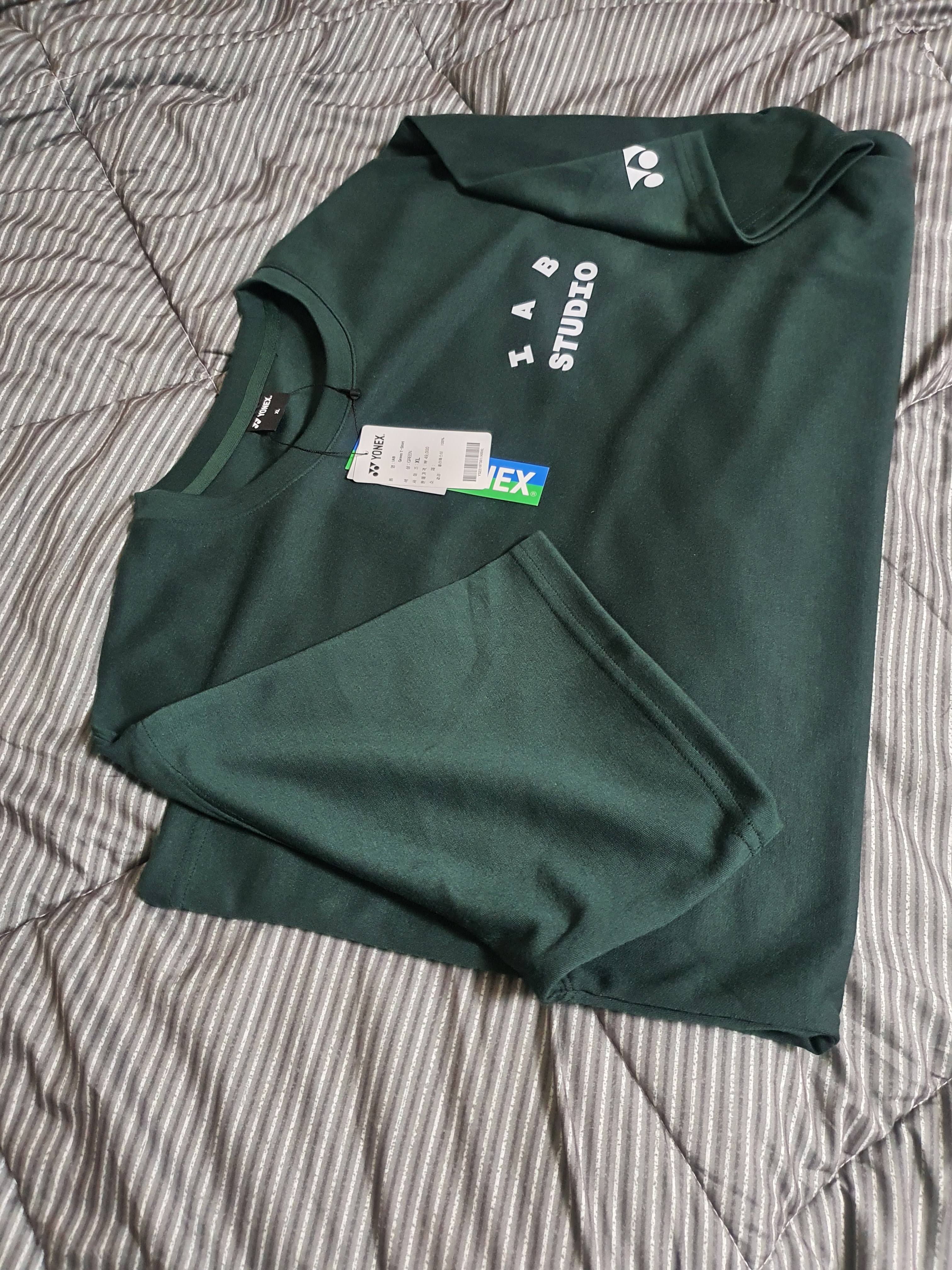 IAB Studio x Yonex T-Shirt Green 착용 스타일