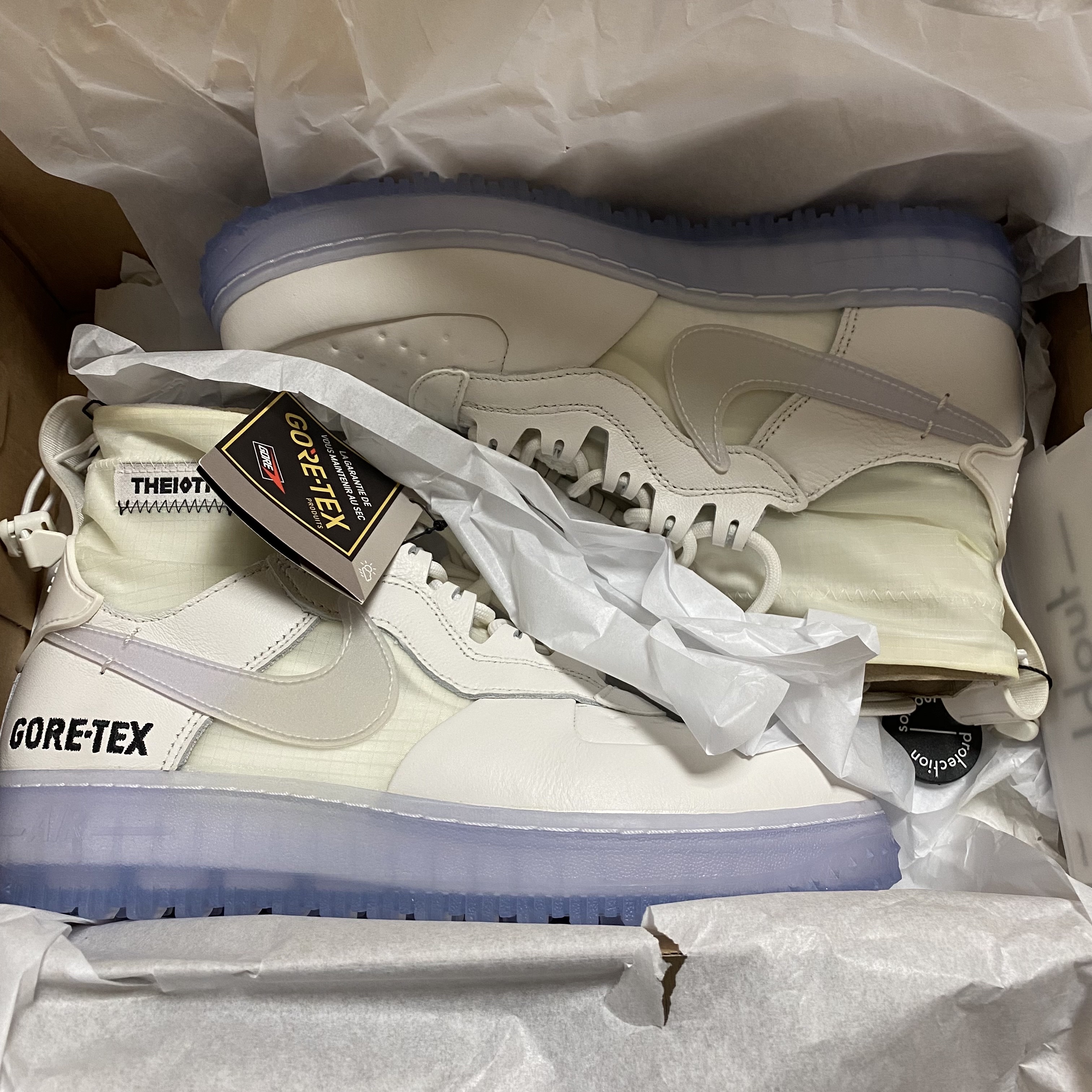 Nike Air Force 1 Gore-Tex High Phantom White 착용 스타일 - 2