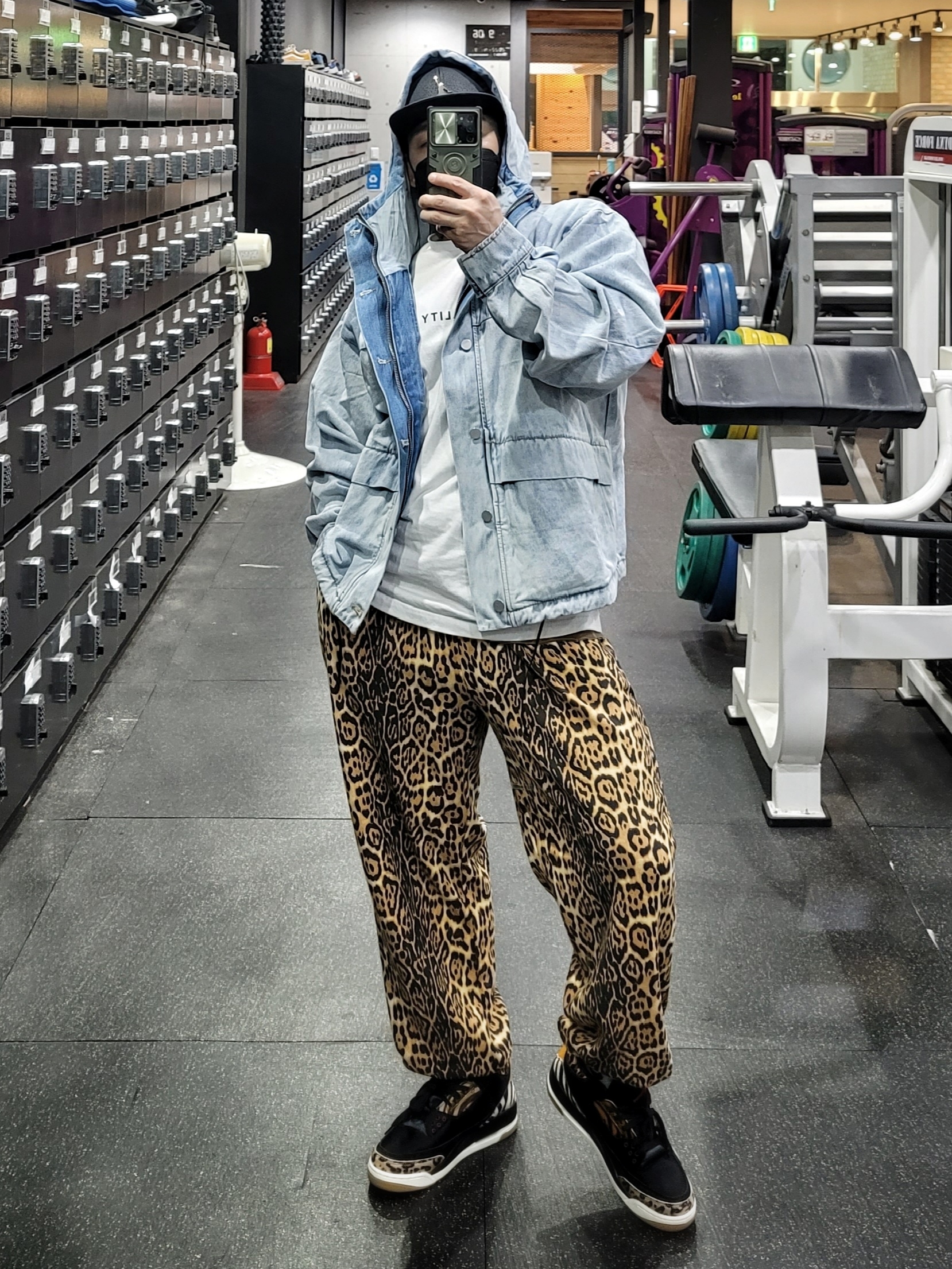 Jordan 3 Retro SE Animal Instinct 착용 스타일 - 1