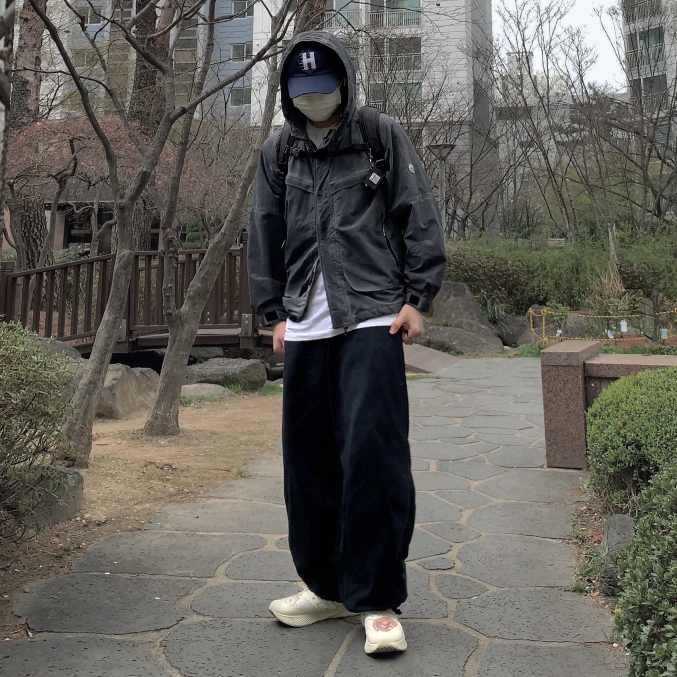 New Balance x Stone Island x Tokyo Design Studio FuelCell RC Elite v2 착용 스타일