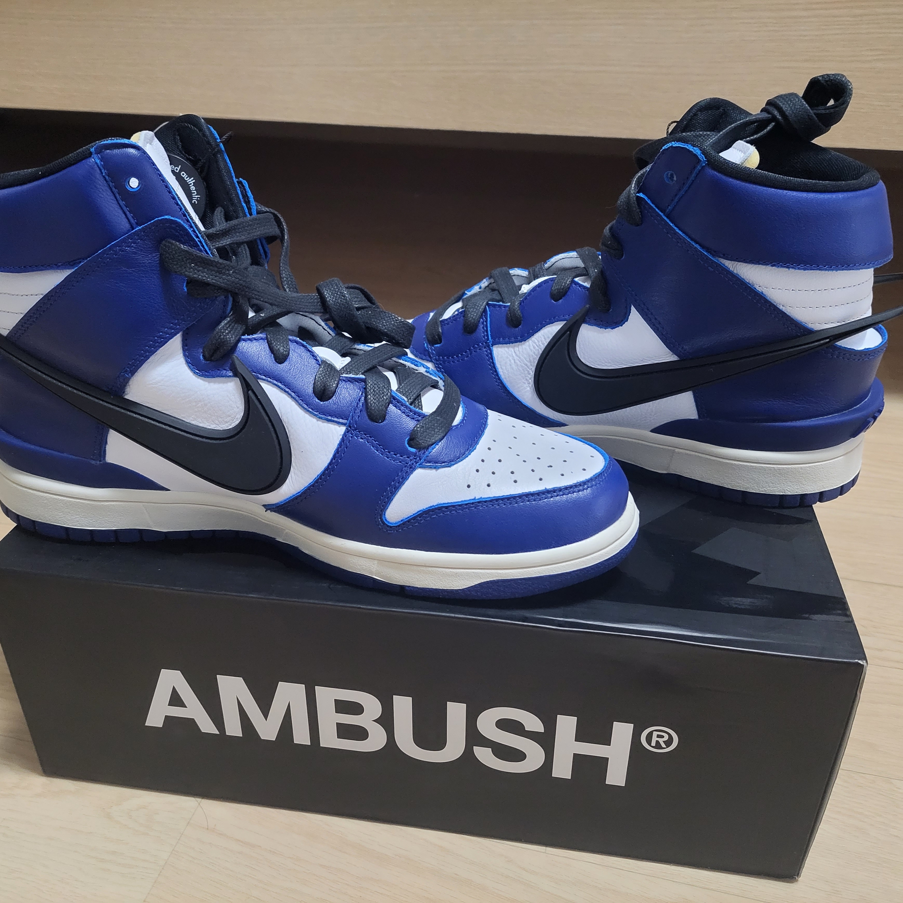 Nike x Ambush Dunk High Deep Royal Blue 착용 스타일 - 2