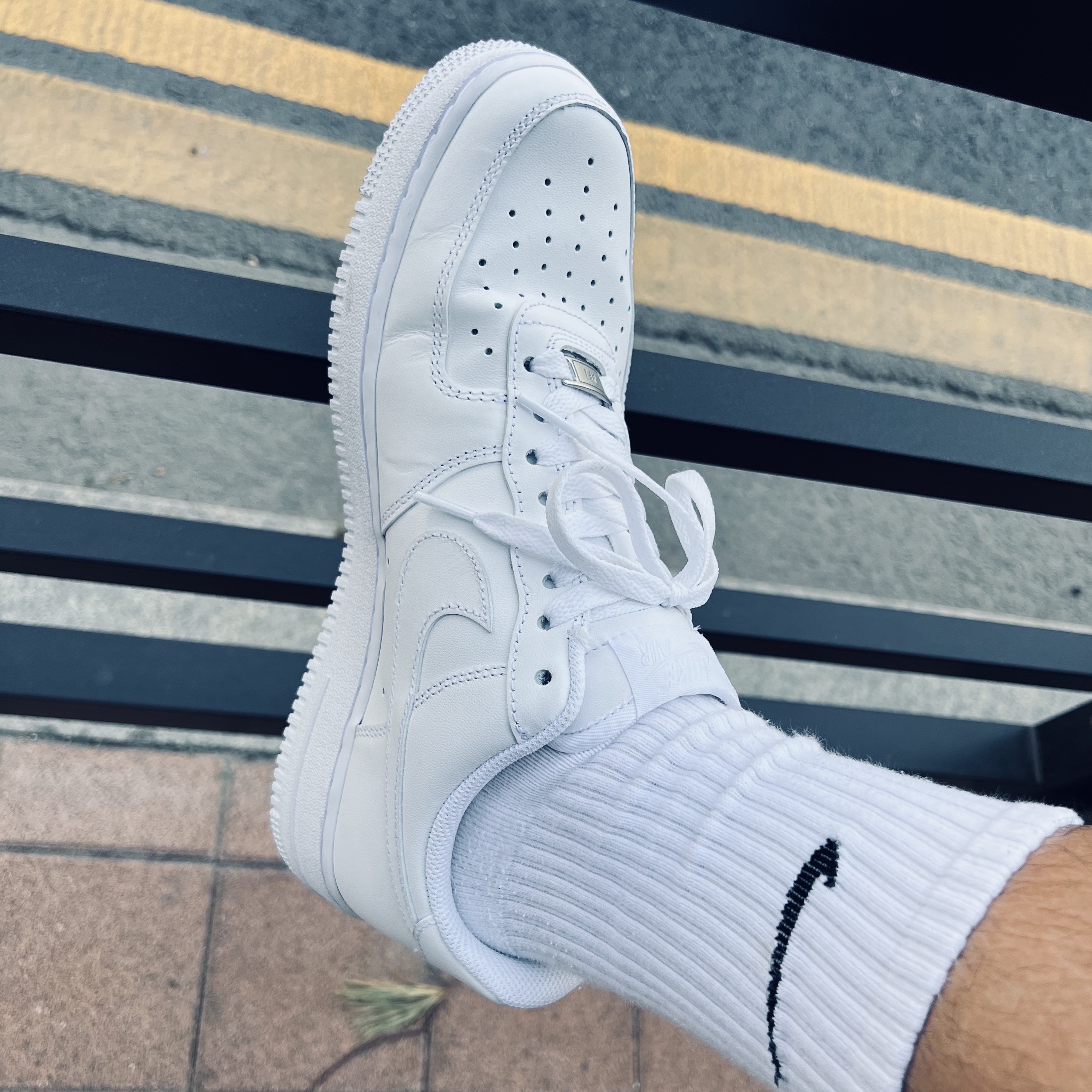 Nike Air Force 1 '07 Low White 착용 스타일