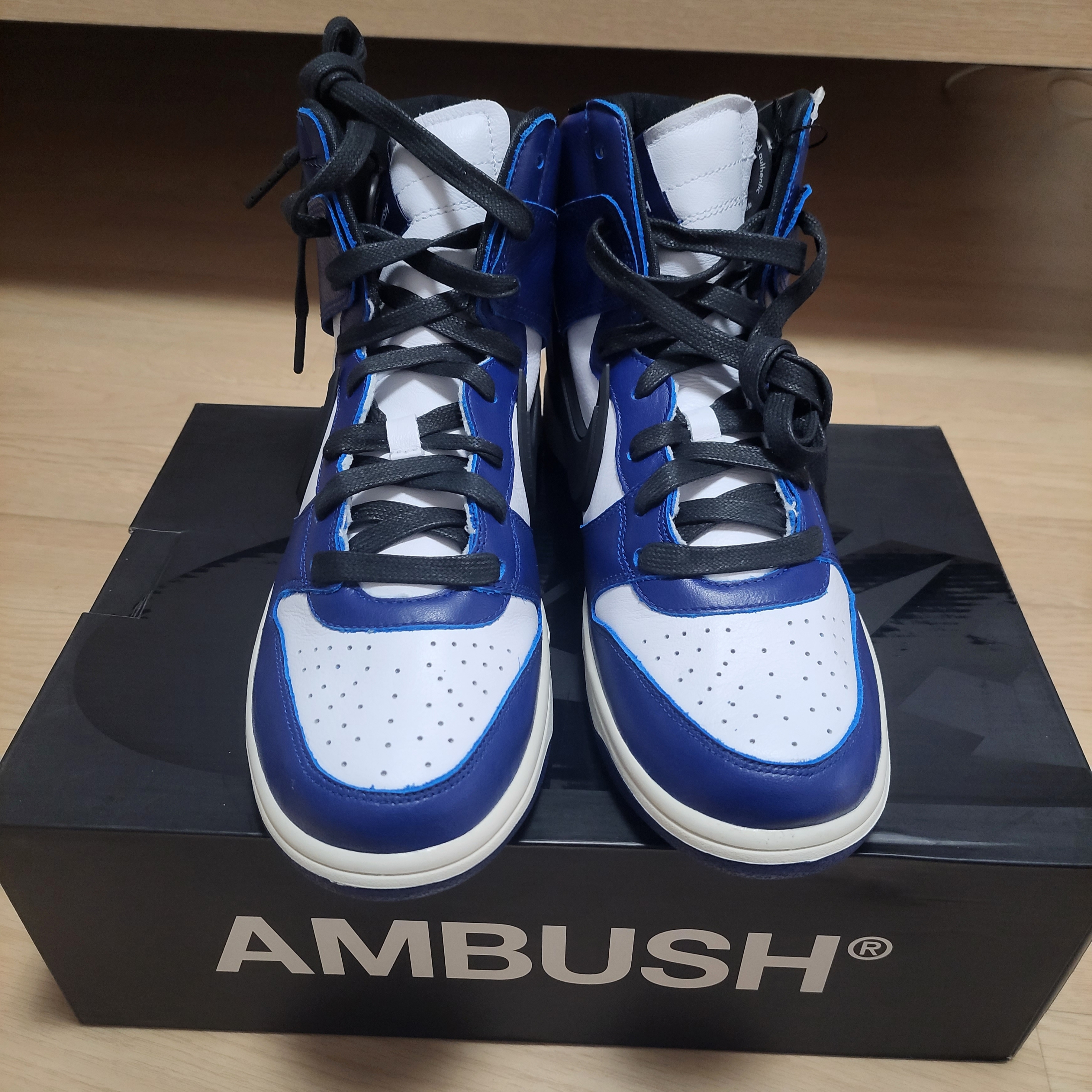 Nike x Ambush Dunk High Deep Royal Blue 착용 스타일 - 3