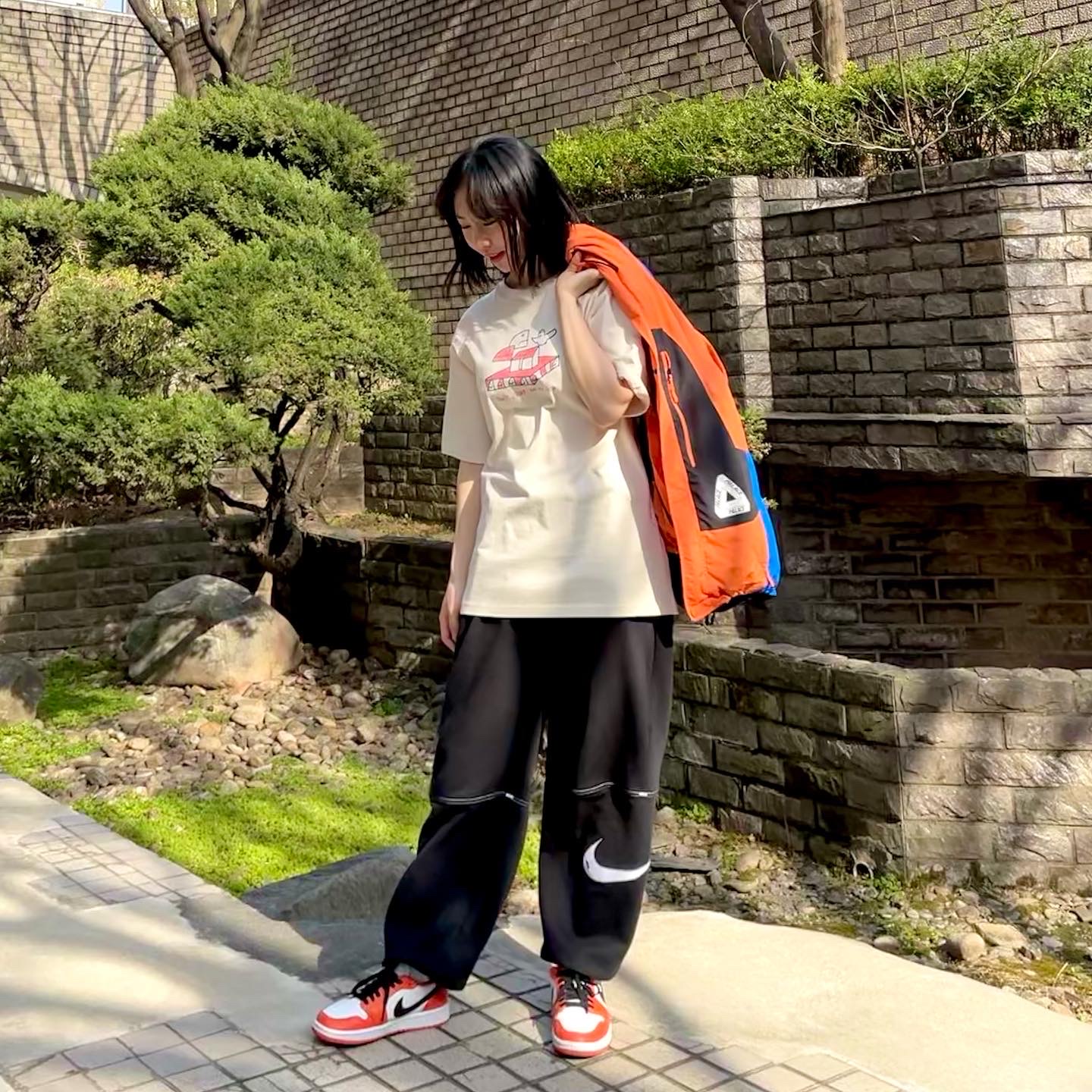 Palace Powder Jacket Orange Black Blue - 22SS, (W) Jordan 1 Low OG Starfish 착용 스타일 - 1