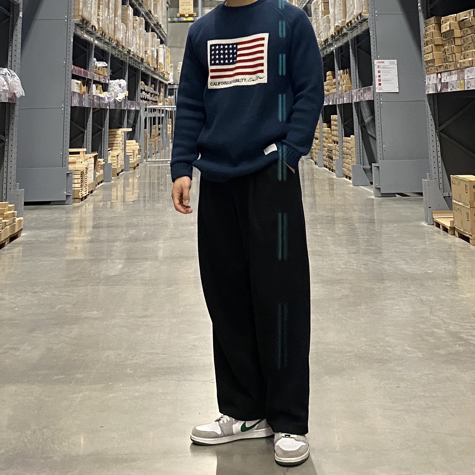 Jordan 1 Mid SE Pine Green Light Smoke Grey 착용 스타일