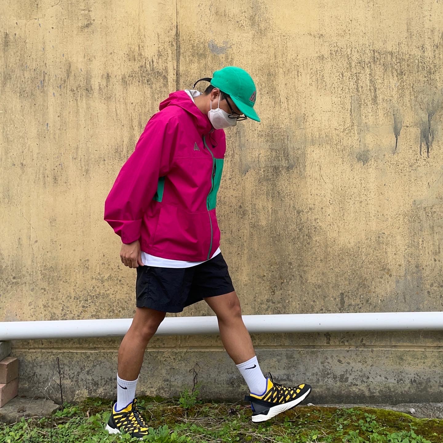 Nike NRG ACG Trail Shorts Black Anthracite - Asia, Nike ACG React Terra Gobe Amarillo 착용 스타일