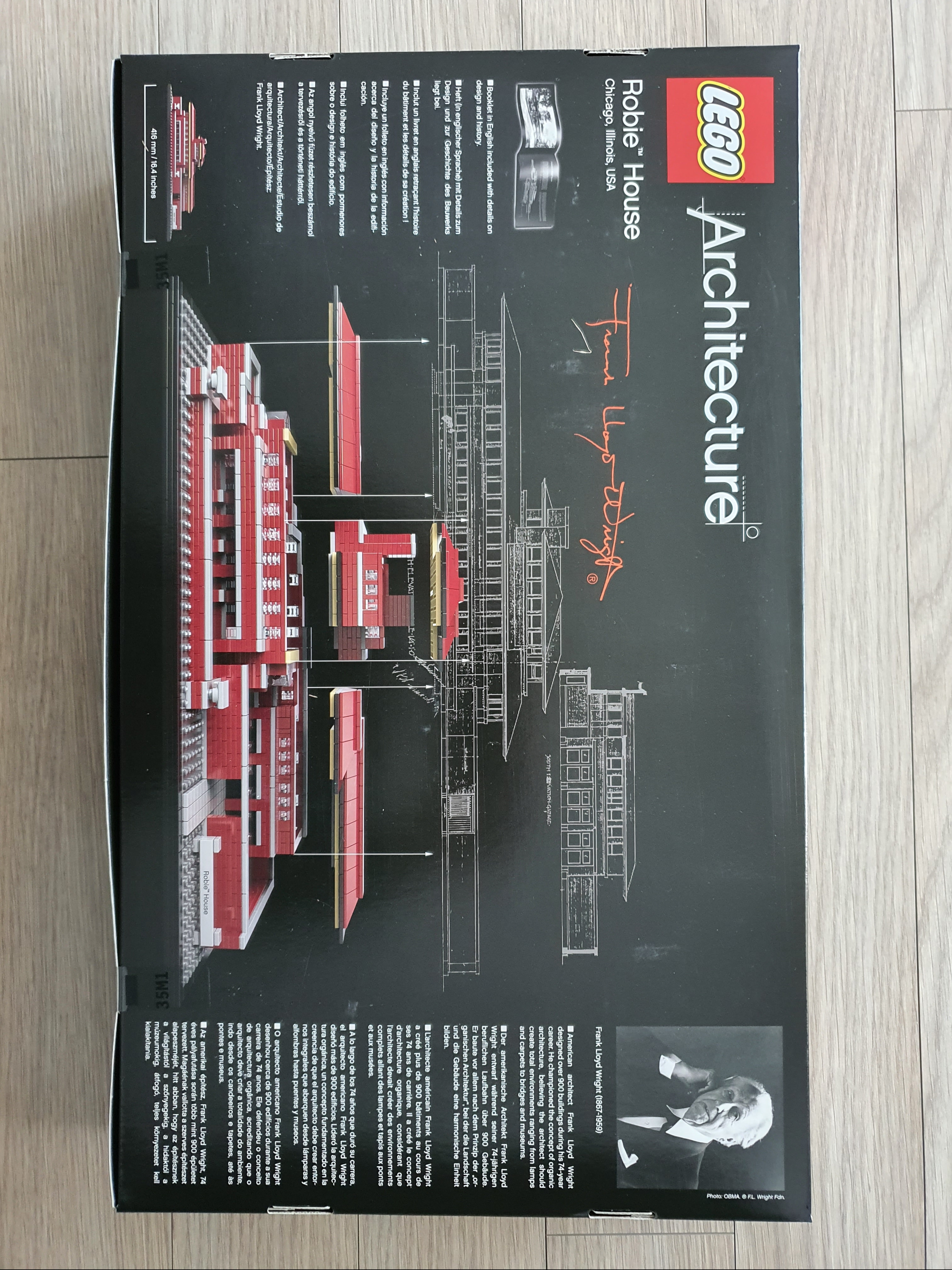 Lego Architecture Robie House 착용 스타일 - 2