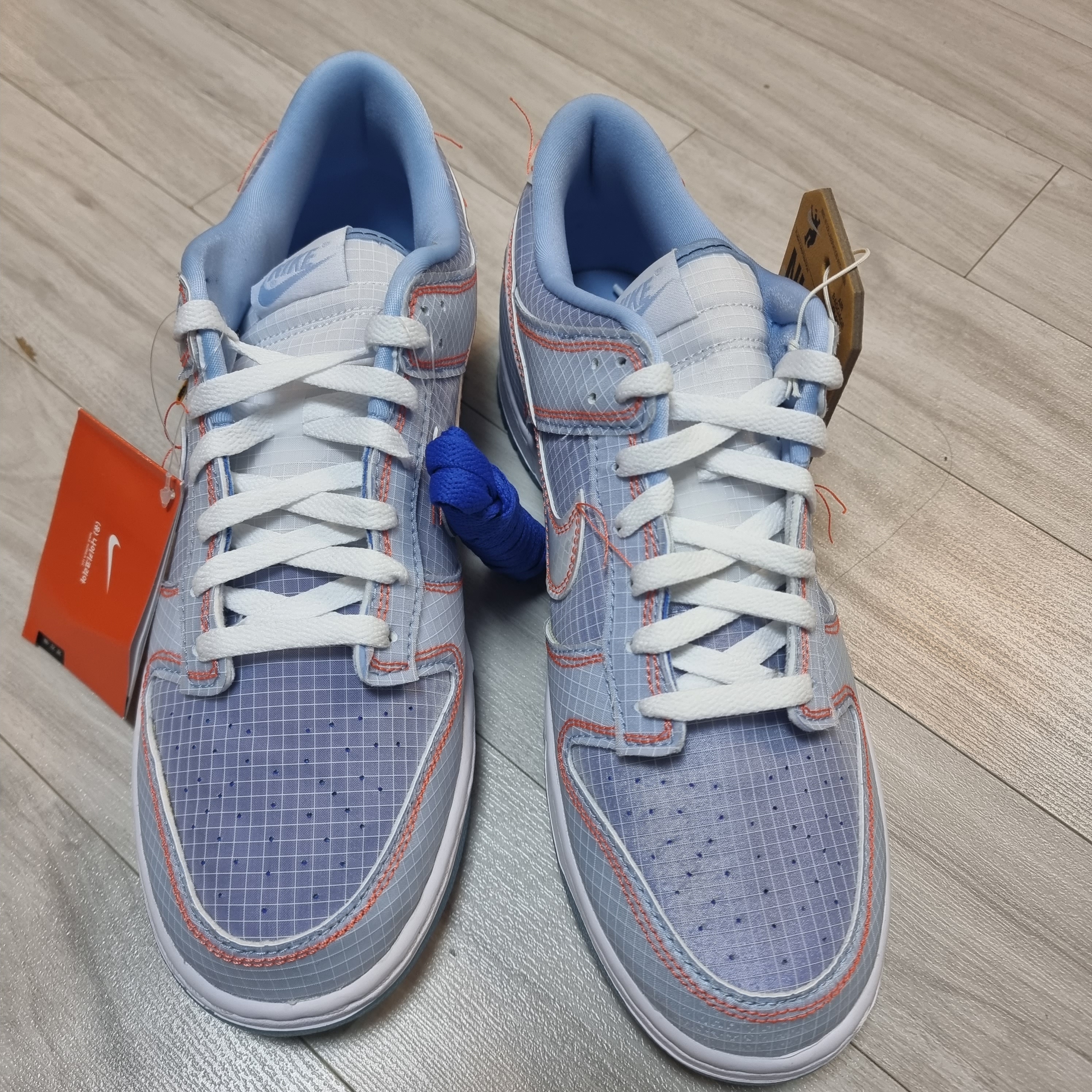 Nike x Union Dunk Low Passport Pack Argon 착용 스타일 - 3