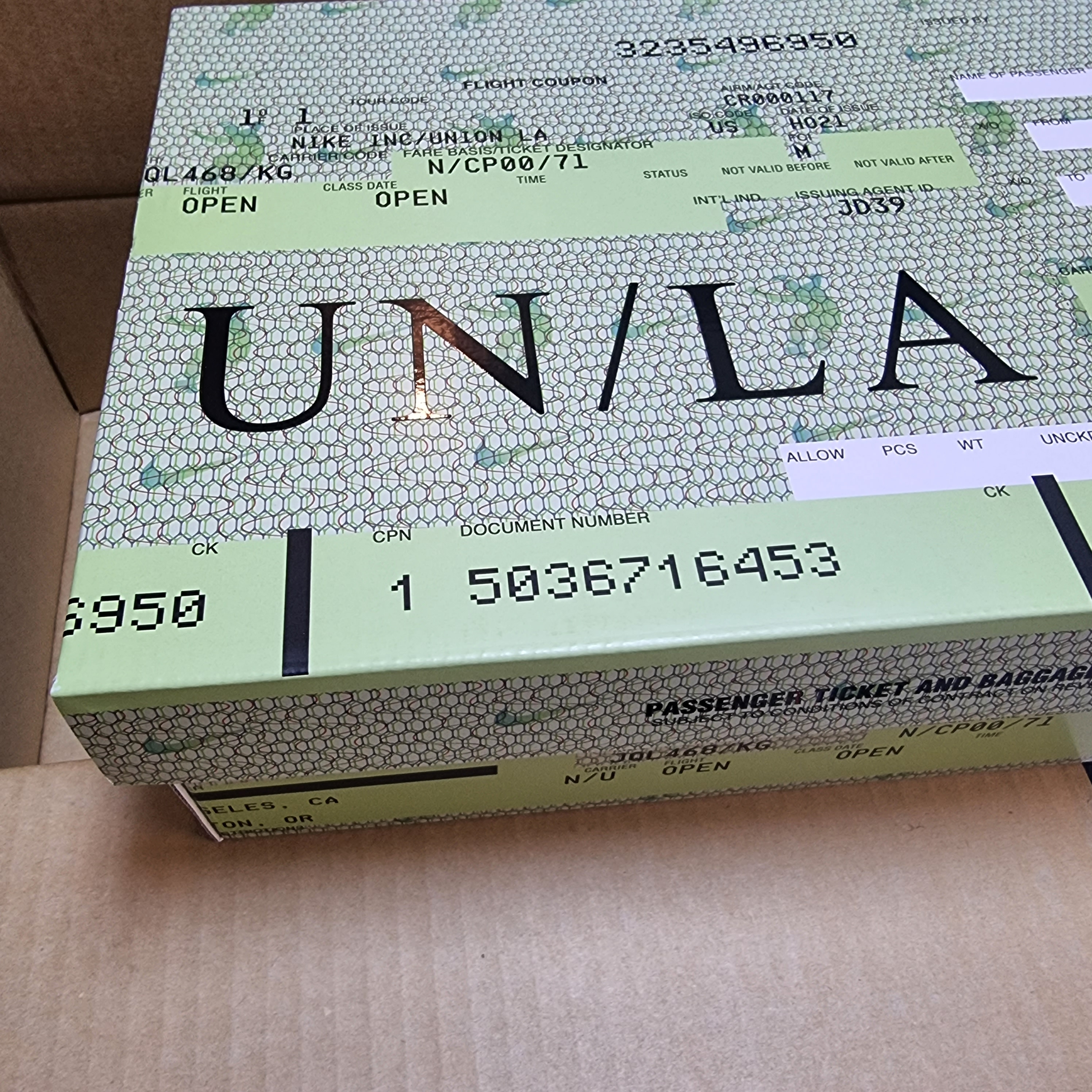 Nike x Union Dunk Low Passport Pack Argon 착용 스타일 - 1