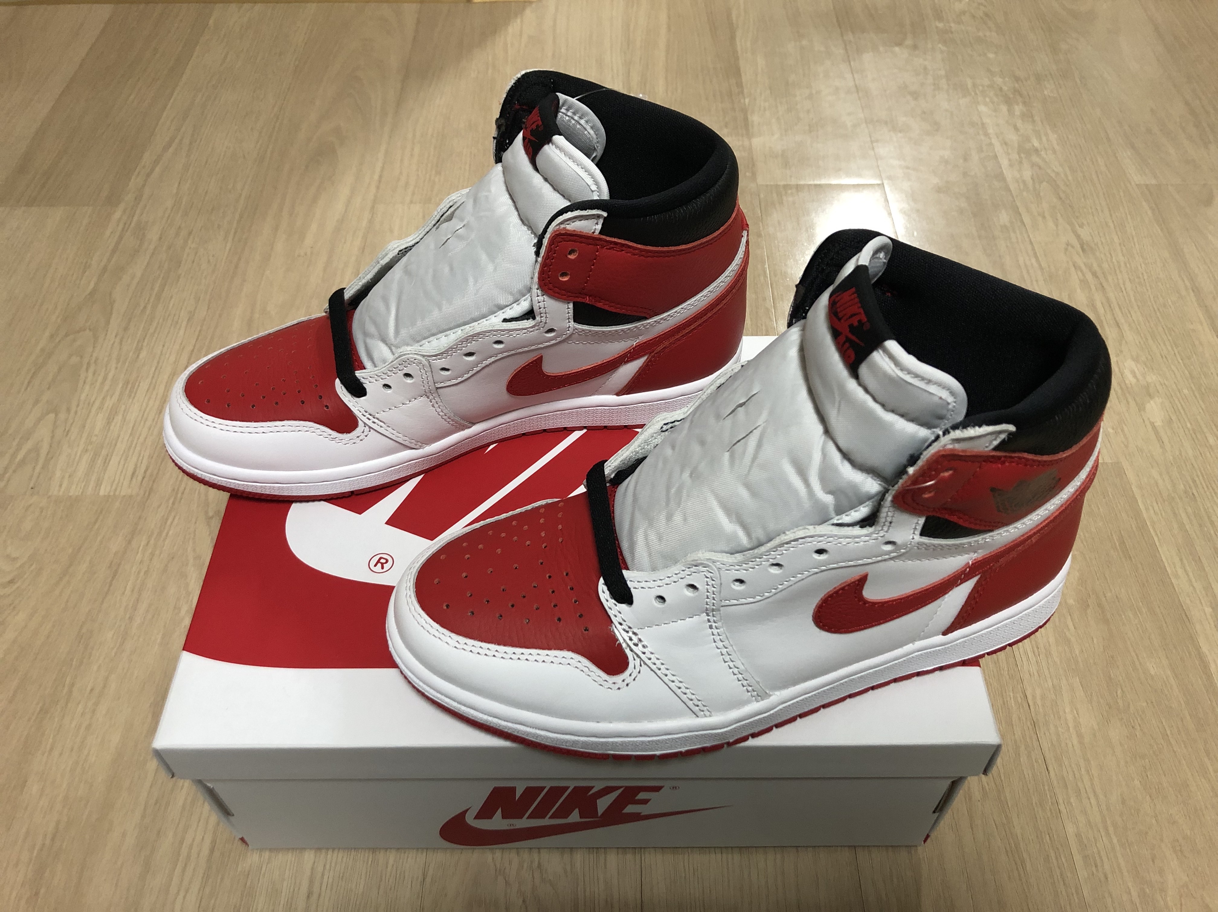 Jordan 1 Retro High OG Heritage, (GS) Jordan 1 Retro High OG Heritage 착용 스타일 - 1