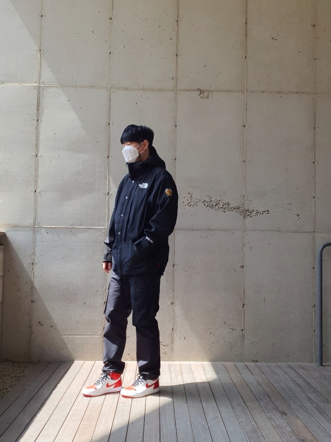 Supreme x The North Face RTG Jacket + Vest Black - 20SS, Jordan 1 Retro High OG Heritage 착용 스타일 - 2