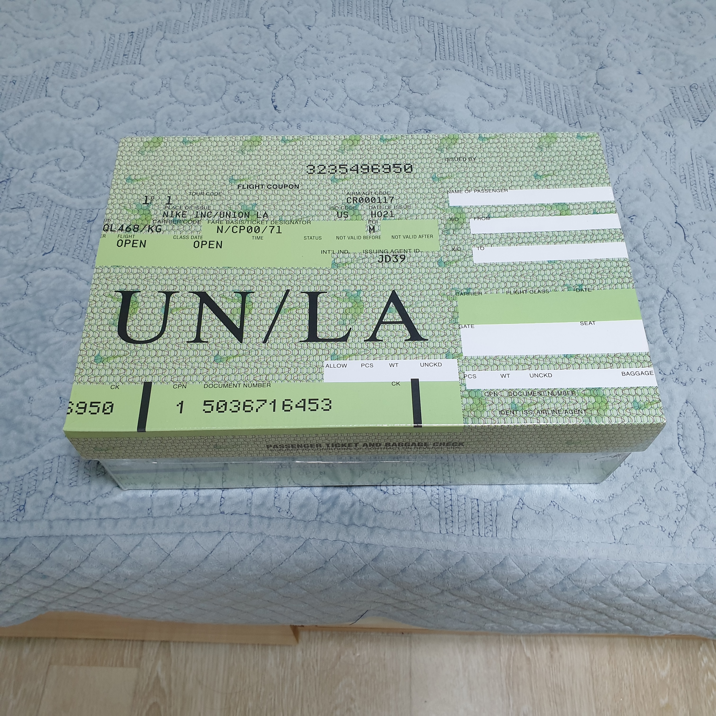 Nike x Union Dunk Low Passport Pack Pistachio 착용 스타일 - 1