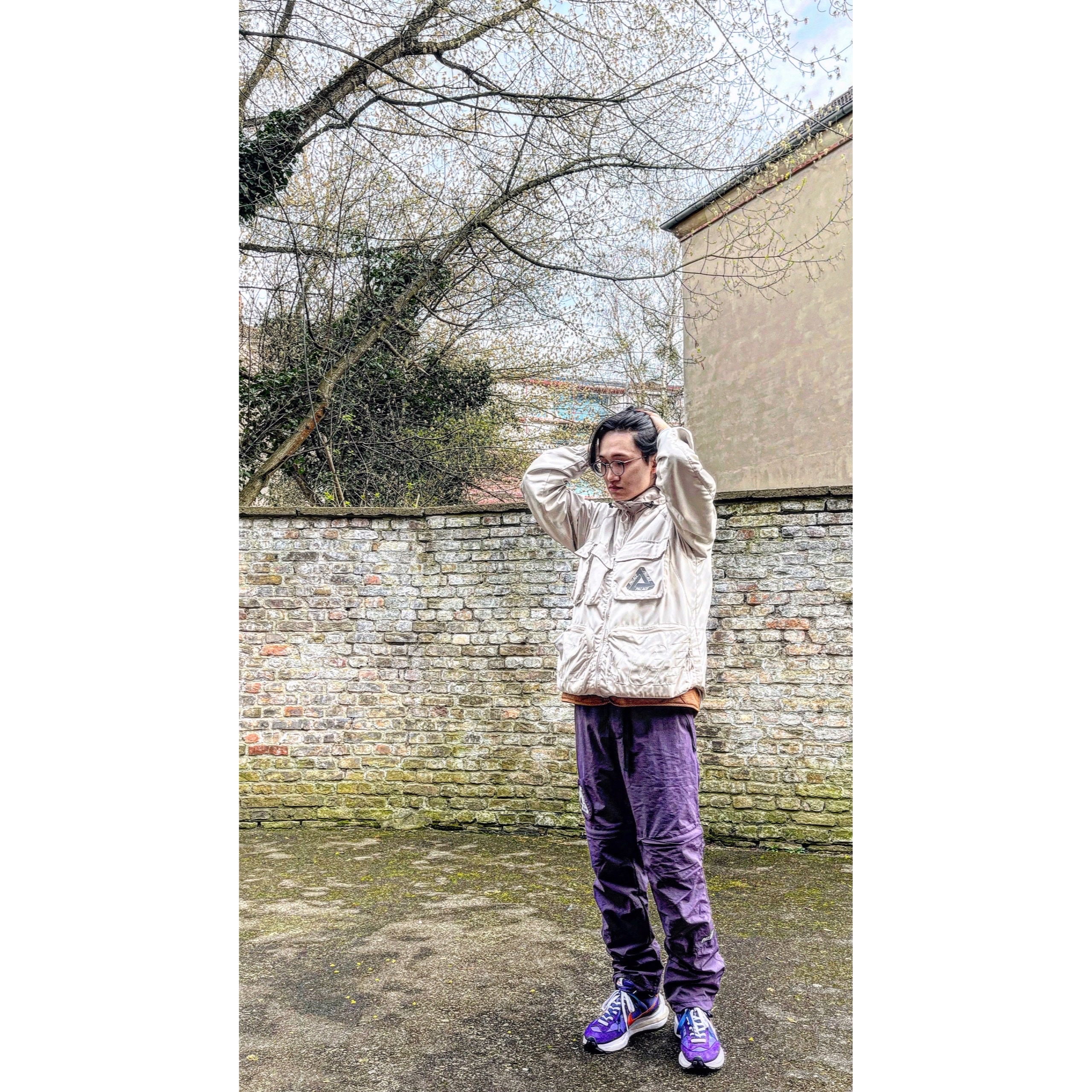 Palace P-65 Jacket Green - 22SS, Palace Pal Is Ace Jacket Stone - 21SS 착용 스타일