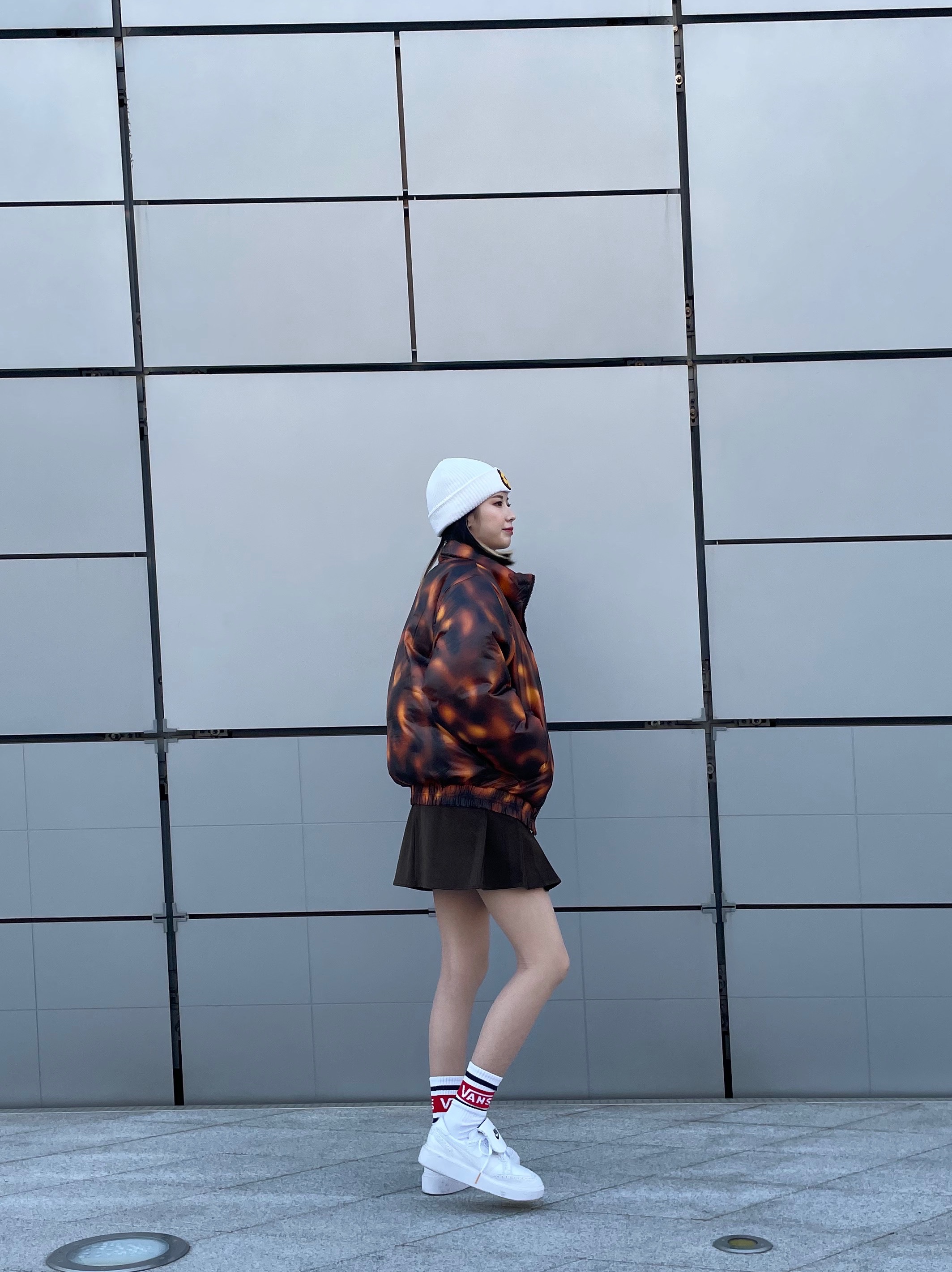Nike x Peaceminusone Kwondo1 White 착용 스타일 - 4