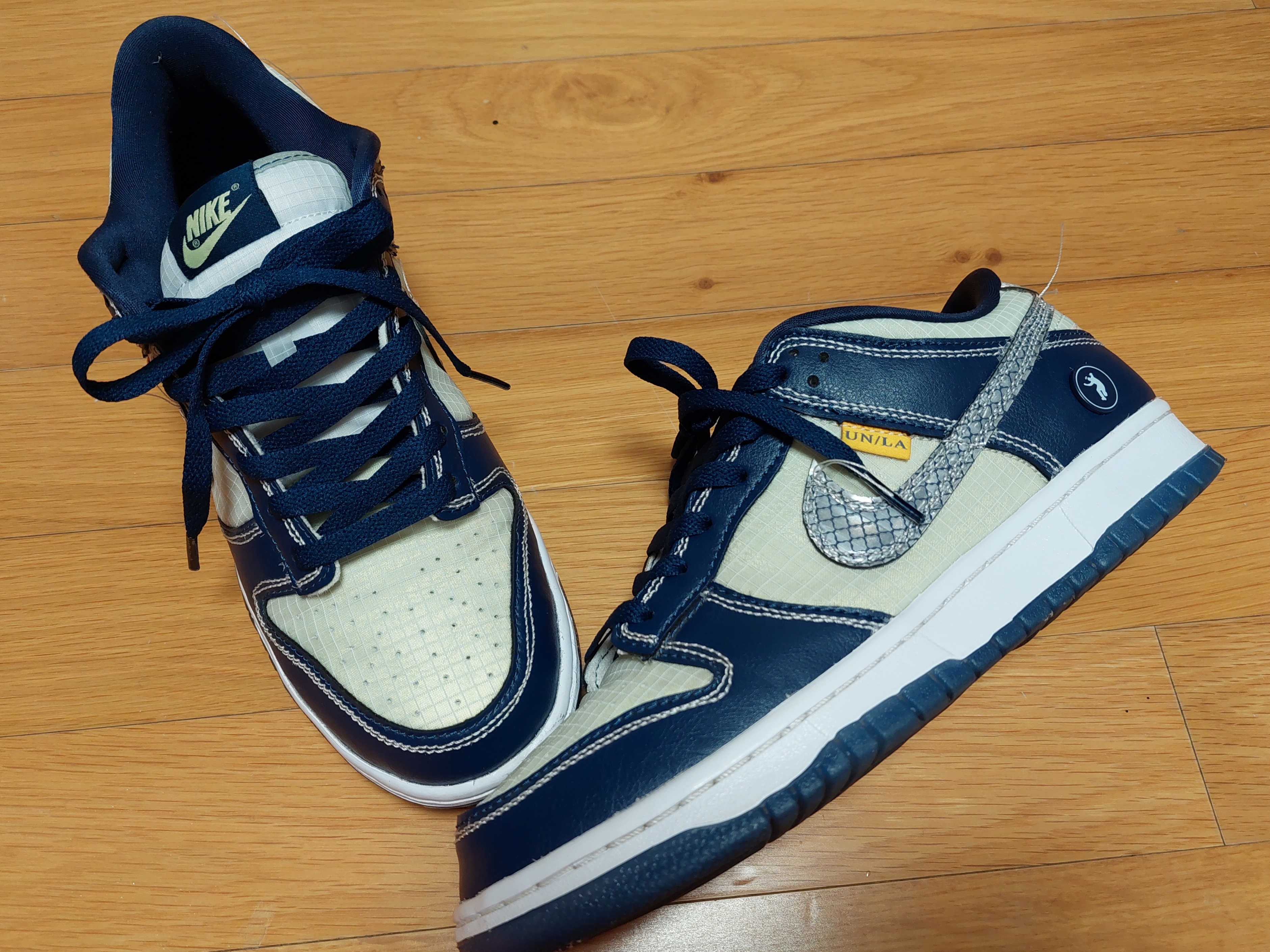 Nike x Union Dunk Low Passport Pack Pistachio 착용 스타일