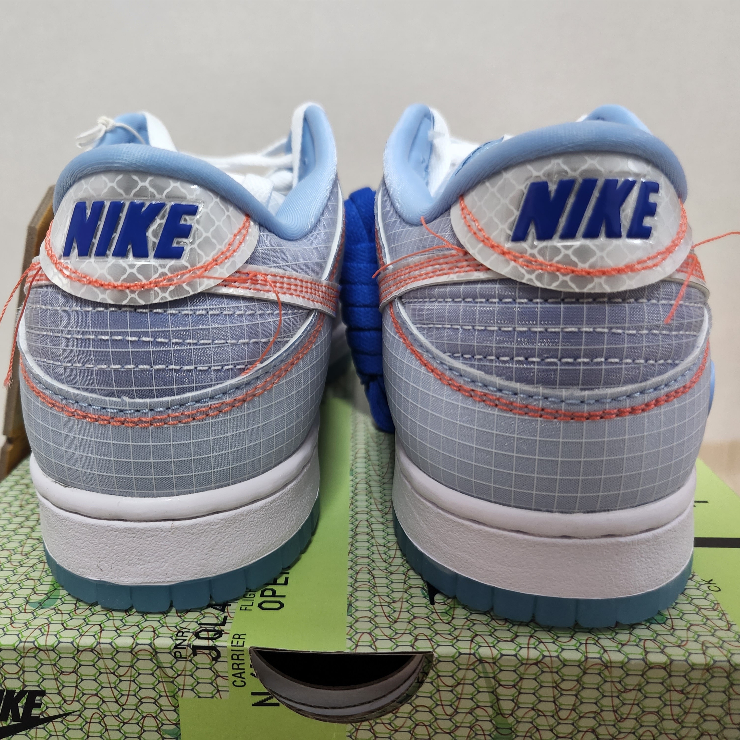 Nike x Union Dunk Low Passport Pack Argon 착용 스타일 - 3