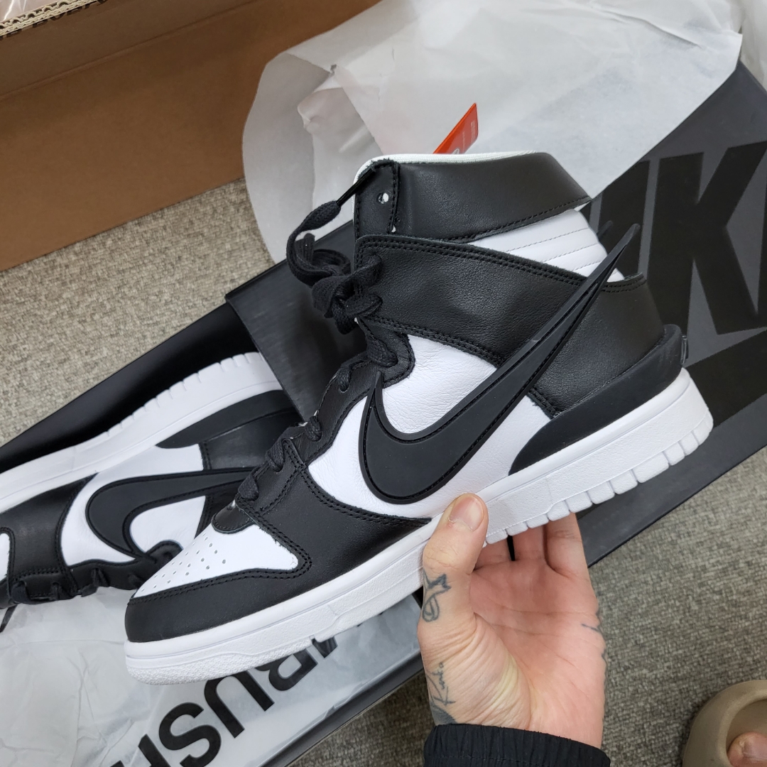 Nike x Ambush Dunk High Black 착용 스타일