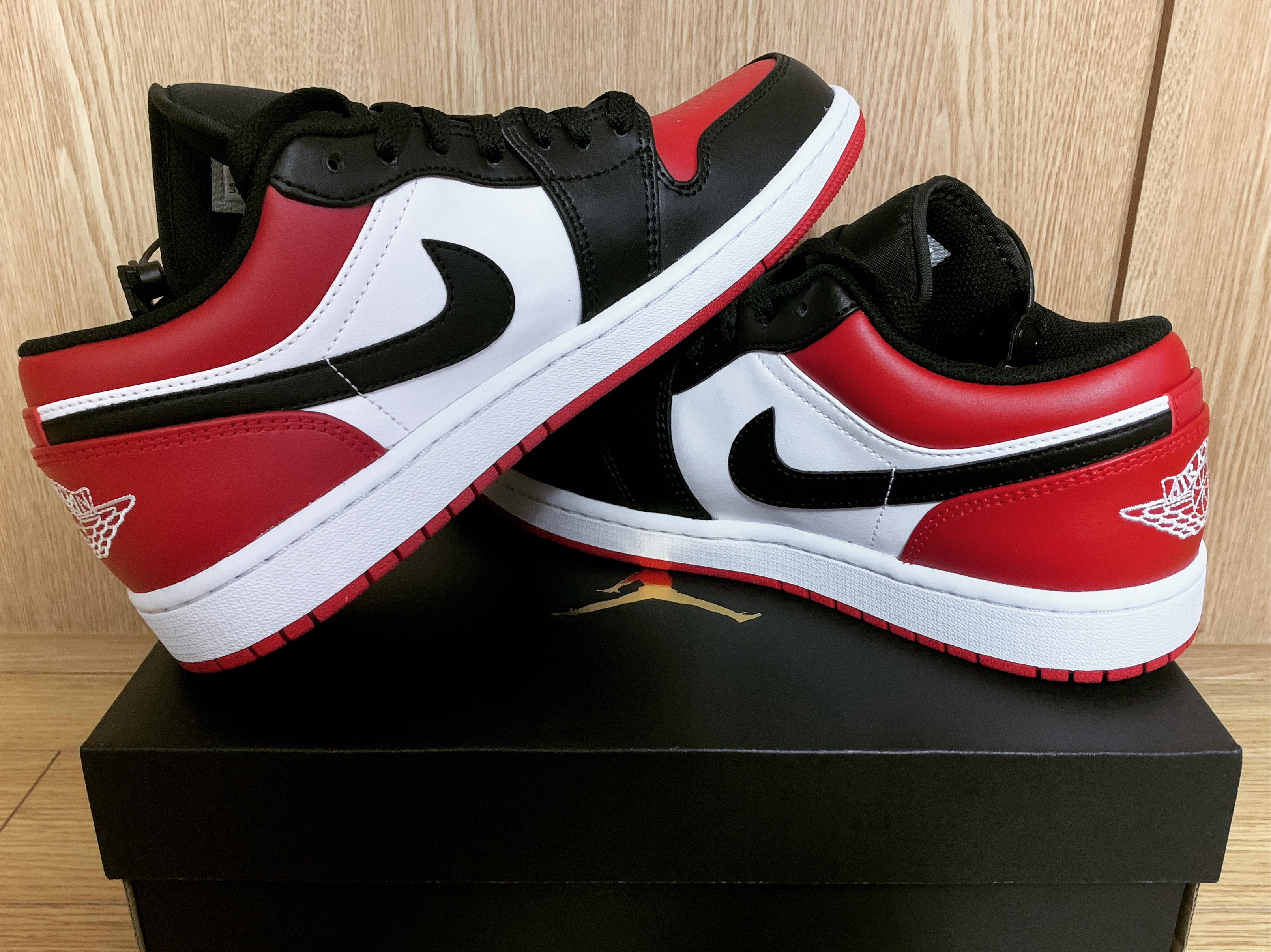 Jordan 1 Low Bred Toe 착용 스타일