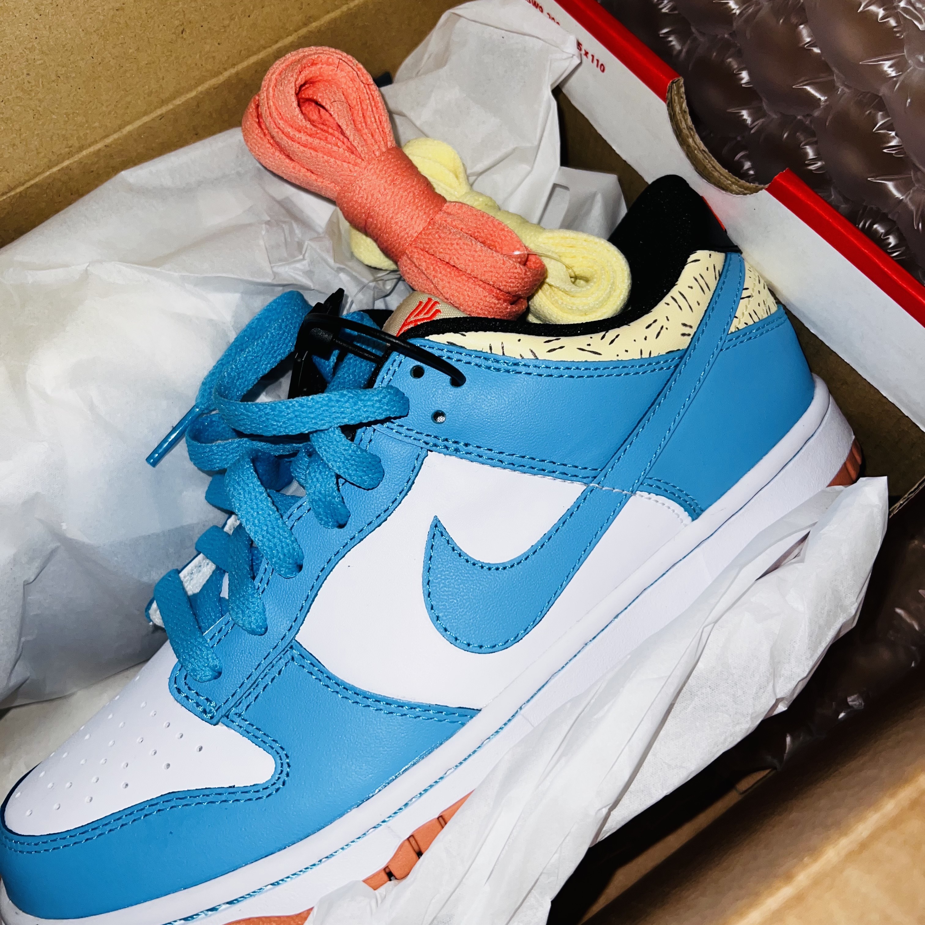 (GS) Nike x Kyrie Dunk Low SE Baltic Blue 착용 스타일 - 2