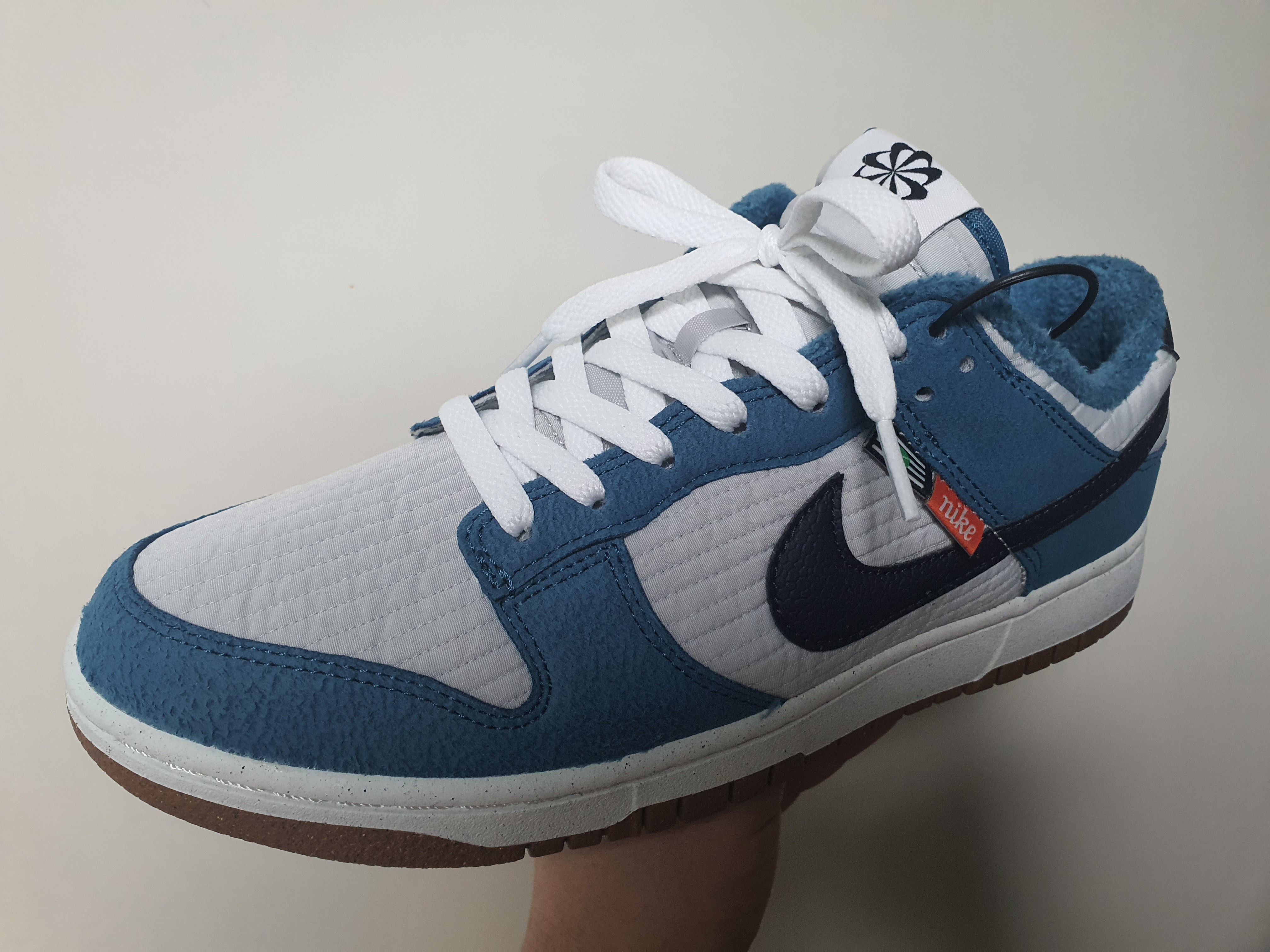 Nike Dunk Low Retro Next Nature Riftblue 착용 스타일 - 1