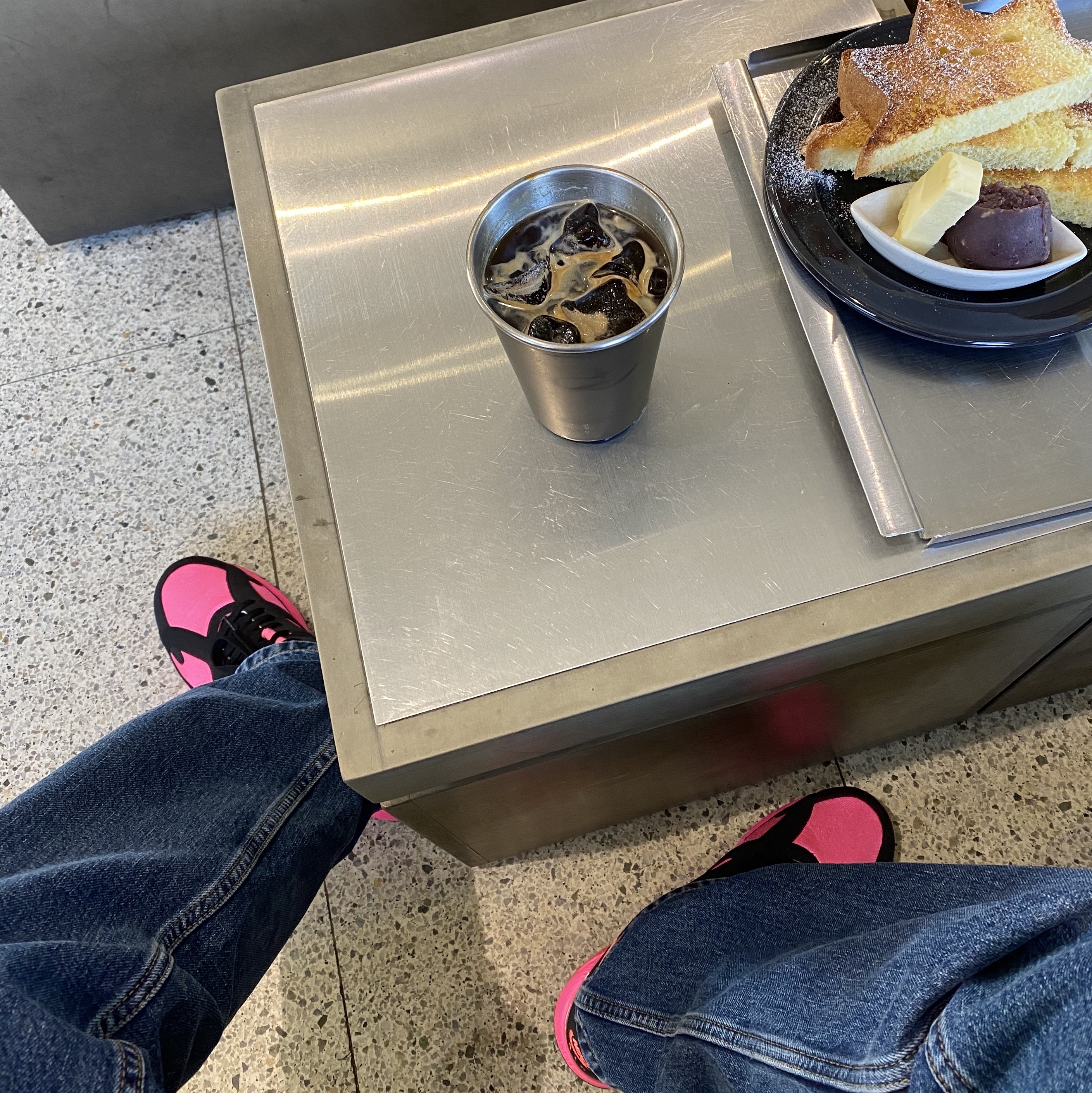 Nike x Comme des Garcons Homme Plus Air Max 180 Black 착용 스타일