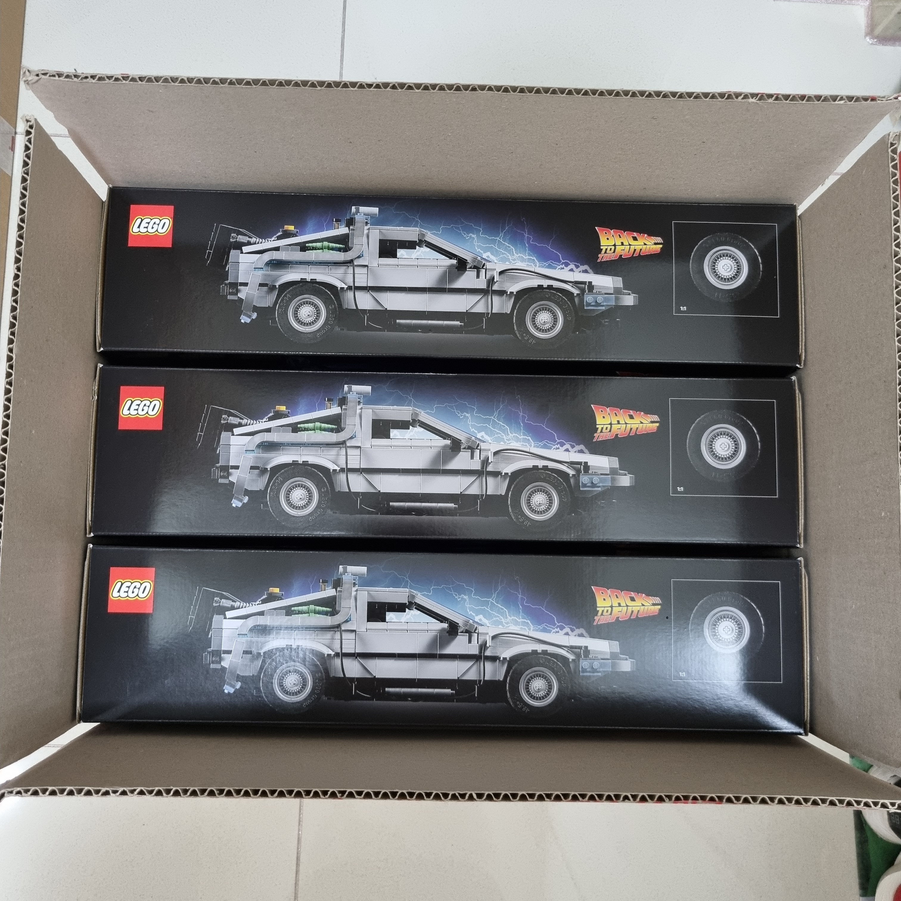 Lego Back To The Future Time Machine 착용 스타일
